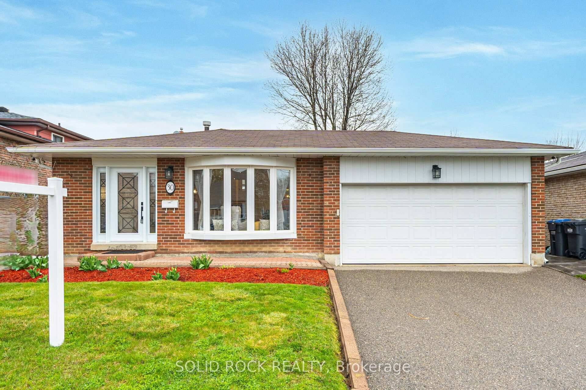 Welcome to 30 Pleasantview Ave, this beautifully renovated 4 level back split that perfectly blends modern style with functional family living, ideally located in a highly desirable downtown Brampton neighbourhood ...