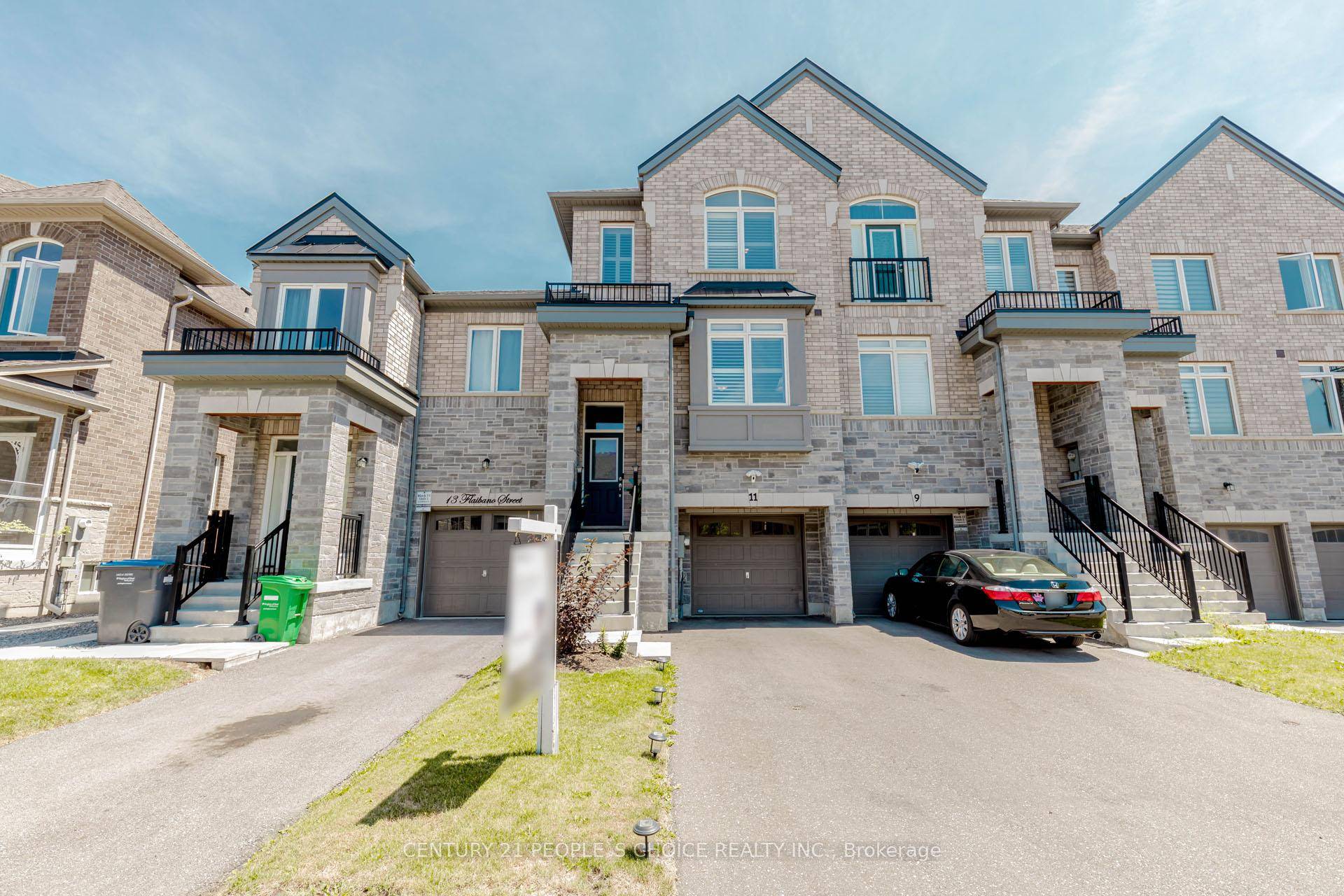 Stunning Freehold Townhome with Walkout Basement potential, very prime Location !