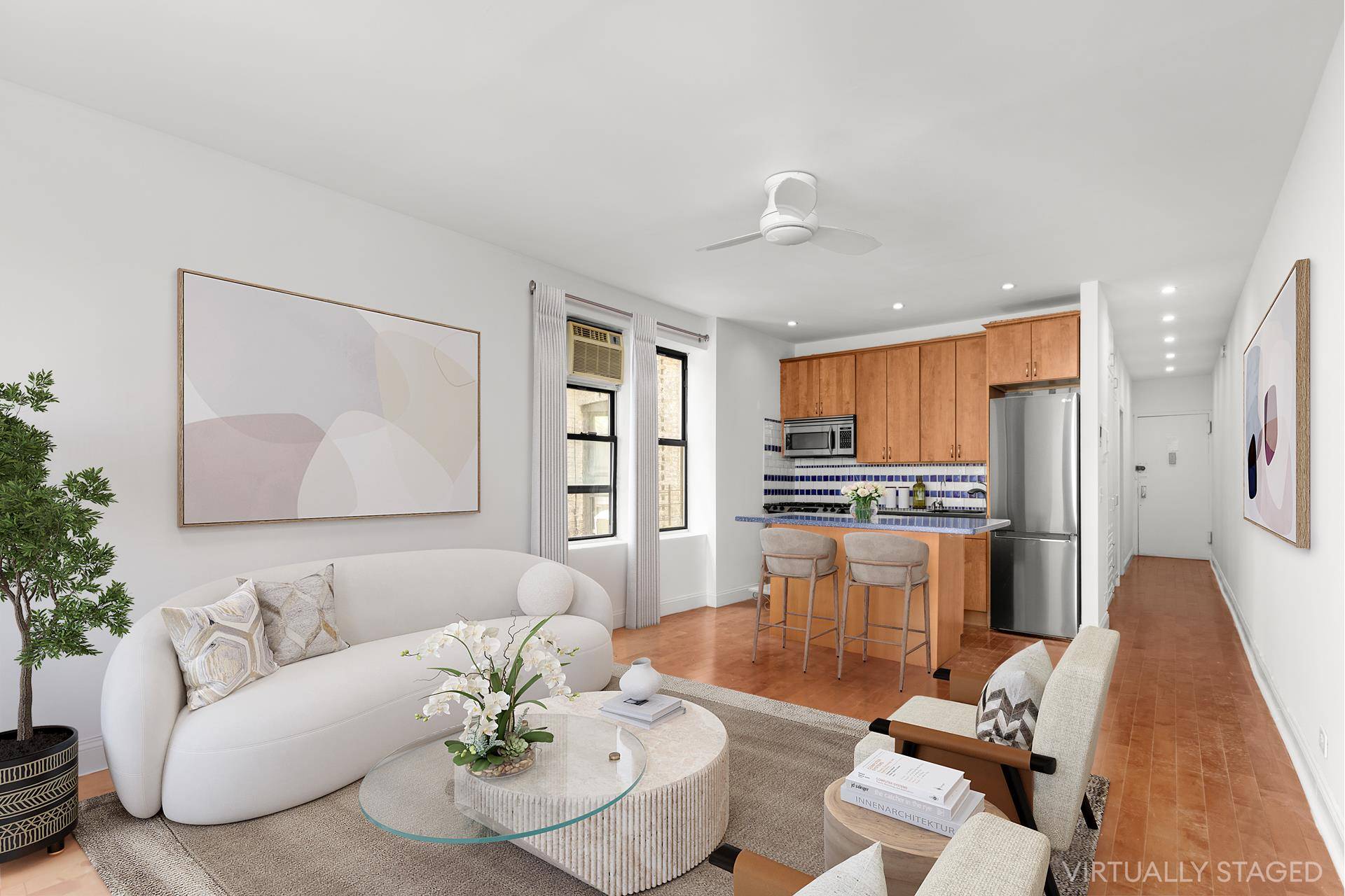 Competitively priced two bedroom, one bathroom co op in the vibrant heart of Morningside Heights.