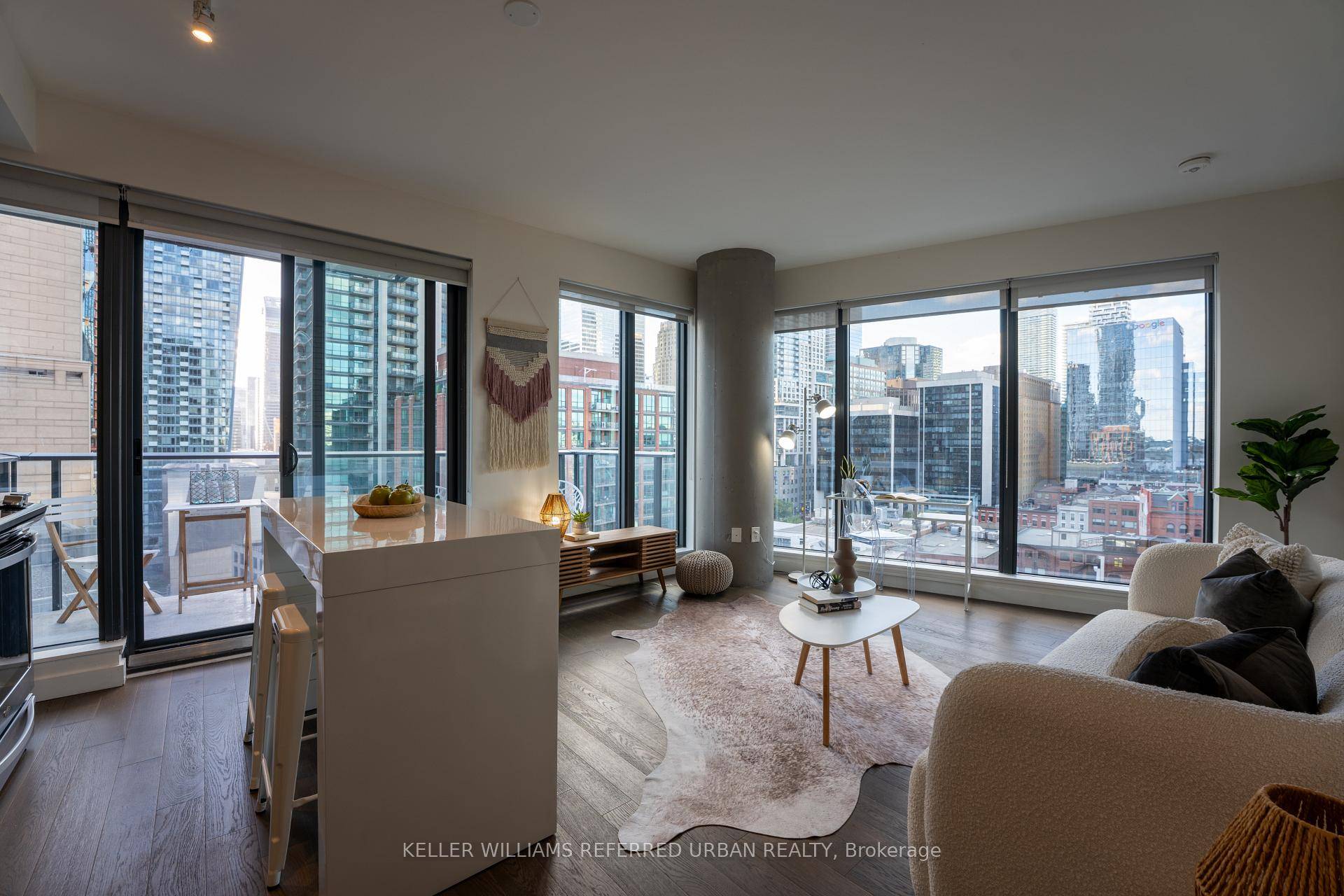 North west corner view overlooking the city.