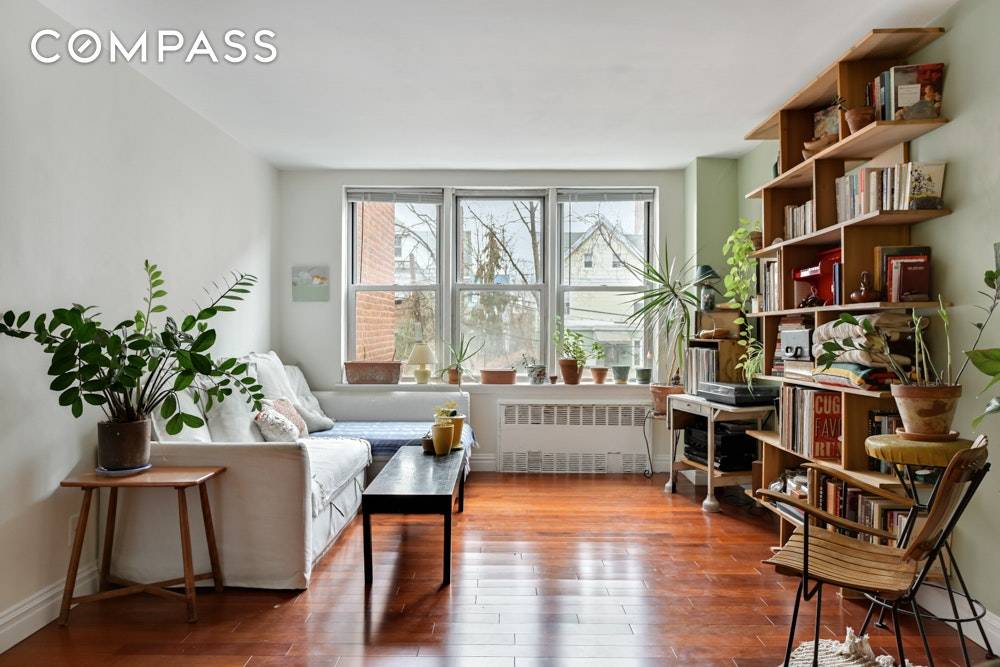 Beautiful bright one bedroom apartment with a huge and versatile open living space.