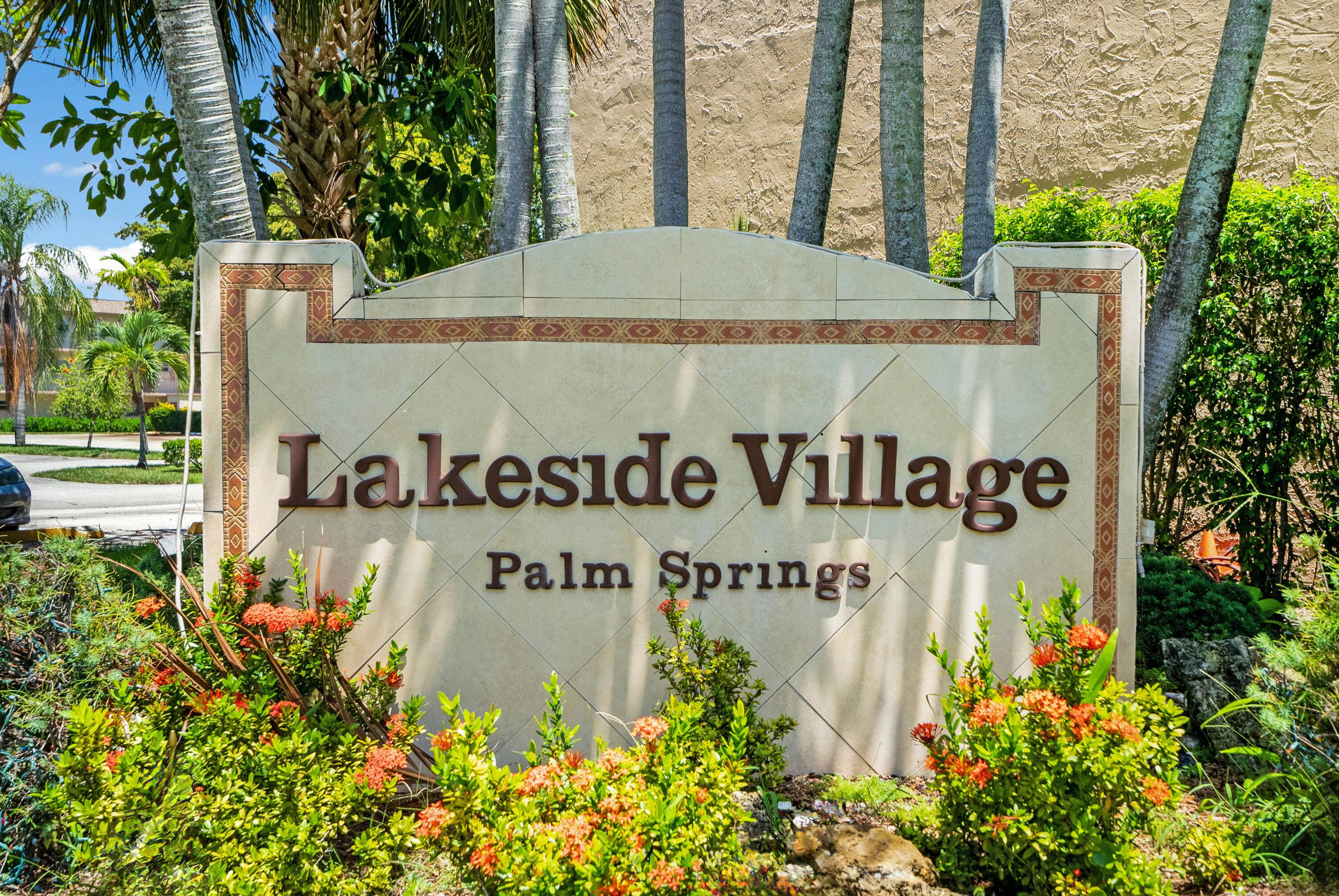 Welcome to Lakeside Village, a sought after 55 community in the heart of Palm Springs, FL !