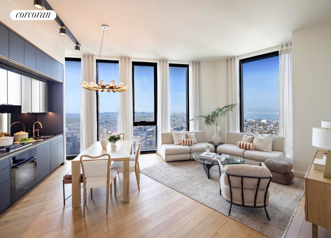 Immediate occupancy. Designed by award winning SHoP Architects, residence 76A is a generously proportioned 1, 238 sf southwest facing two bedroom, 2 bathroom home with ceiling heights up to 11 ...