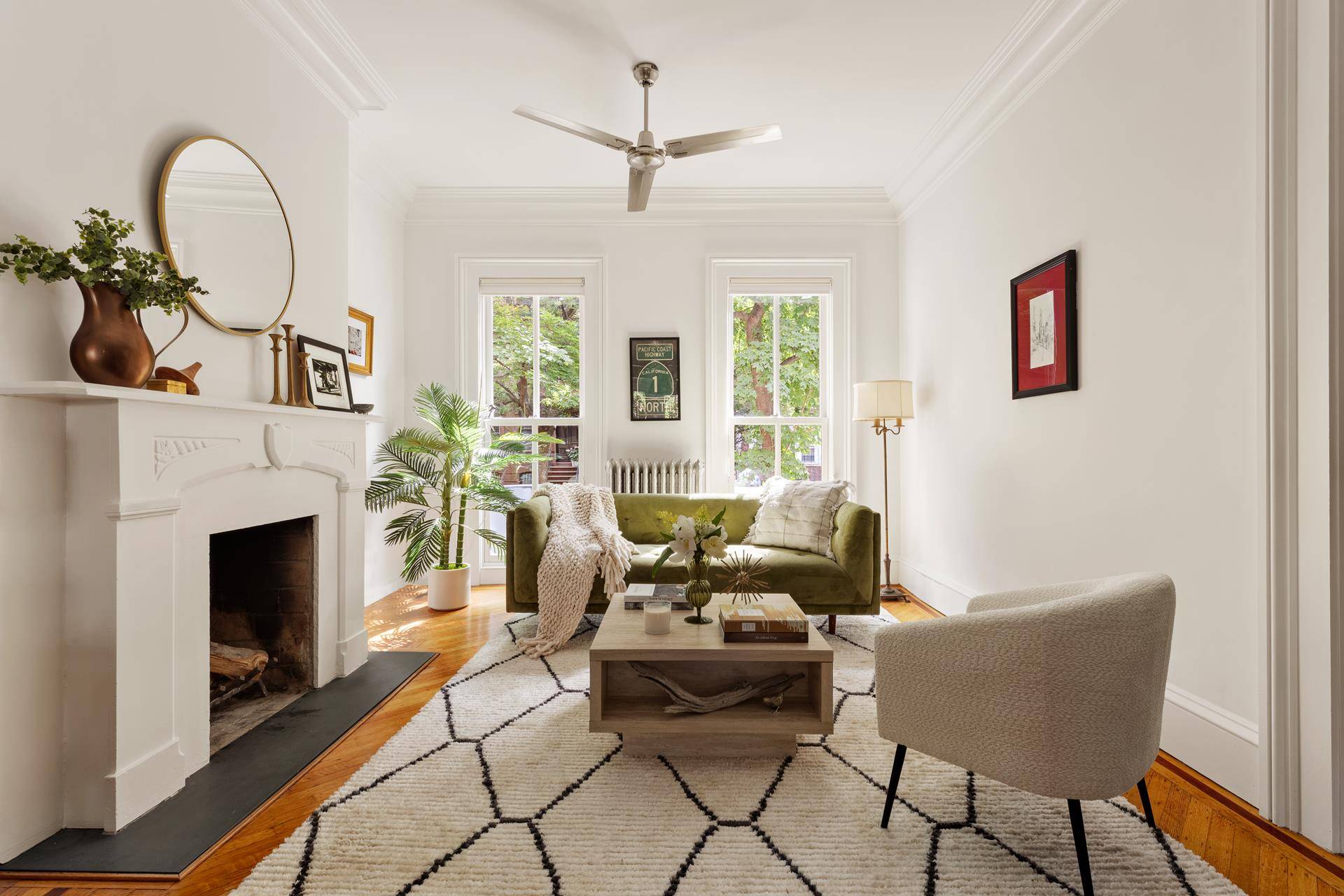 Nestled on one of Fort Greene's most coveted tree lined blocks, 250 Cumberland Street is a rare pre Civil War legal two family townhouse that blends historic charm with modern ...
