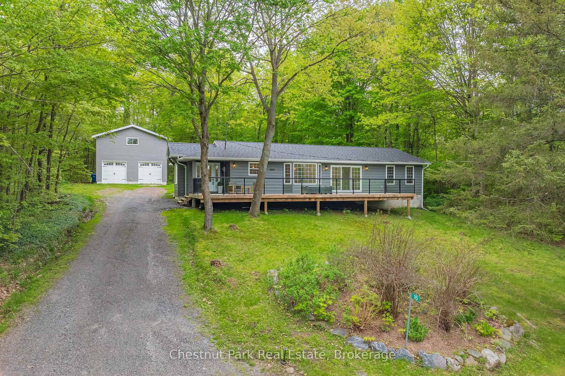 Step into modern Rosseau living with this impeccably renovated ranch style bungalow, completed by local trade professionals.