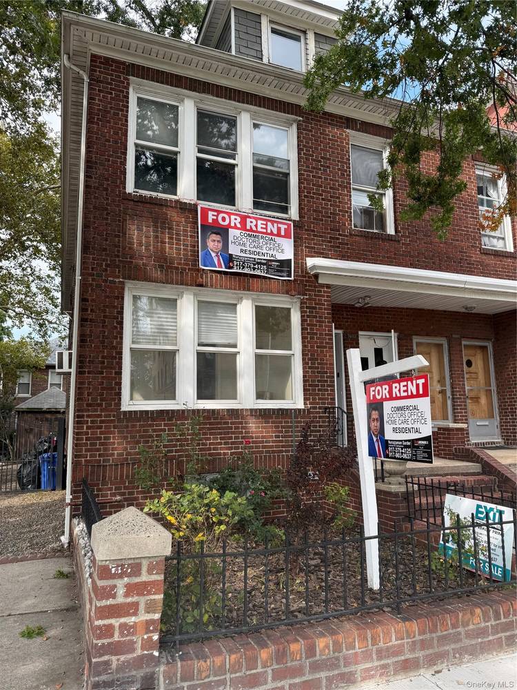 Prime Commercial amp ; Professional Space with Full Basement in the Heart of Jackson Heights !