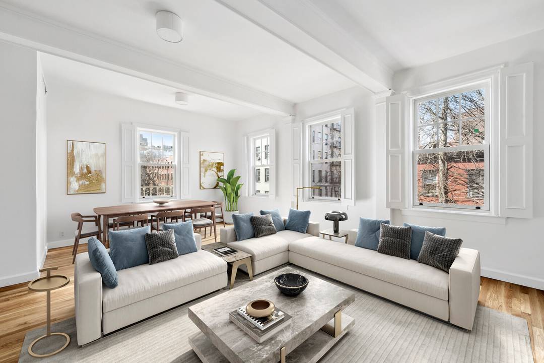 Rarely do you find a gem like this a prime corner townhouse nestled at the intersection of Perry Street and Bleecker.