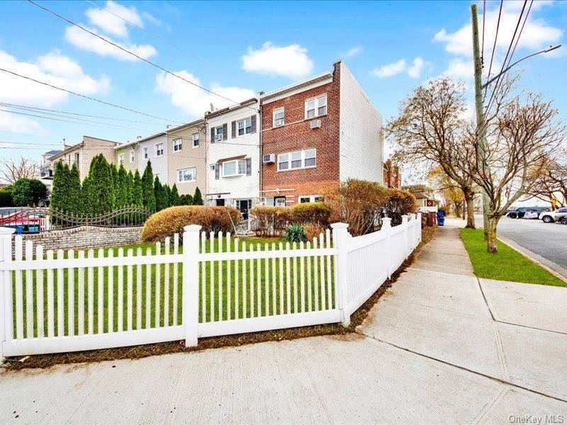 Throggs Neck Bright semidetached Brick construction property, with a walk out finished basement, upgraded bathrooms and granite counter top kitchen, Top of the line appliances, dishwasher, French doors refrigerator.