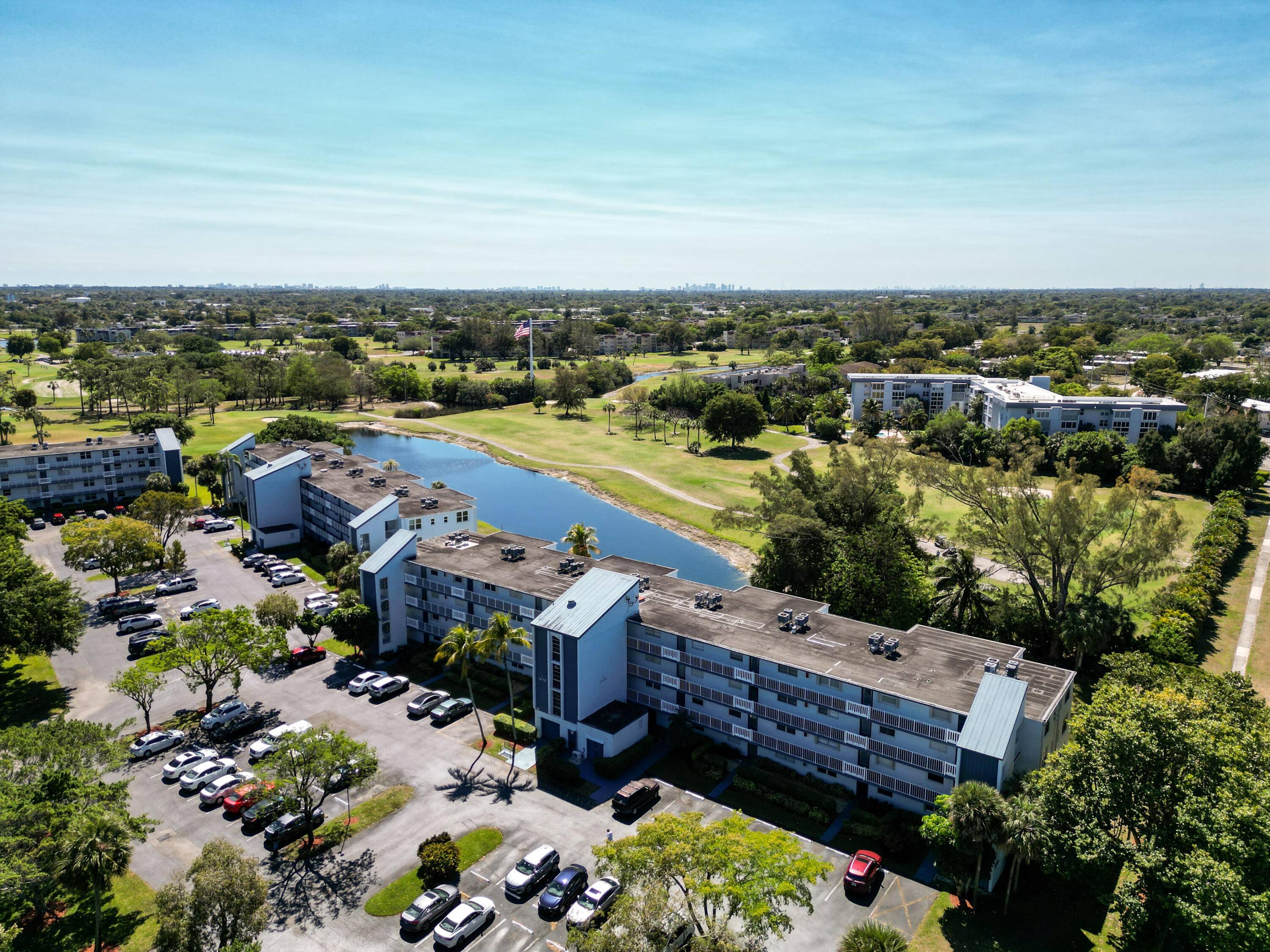 Spacious 1 bedroom 2 bath with peaceful golf course view located in Palm Springs 2, one of Broward's most popular active adult communities.