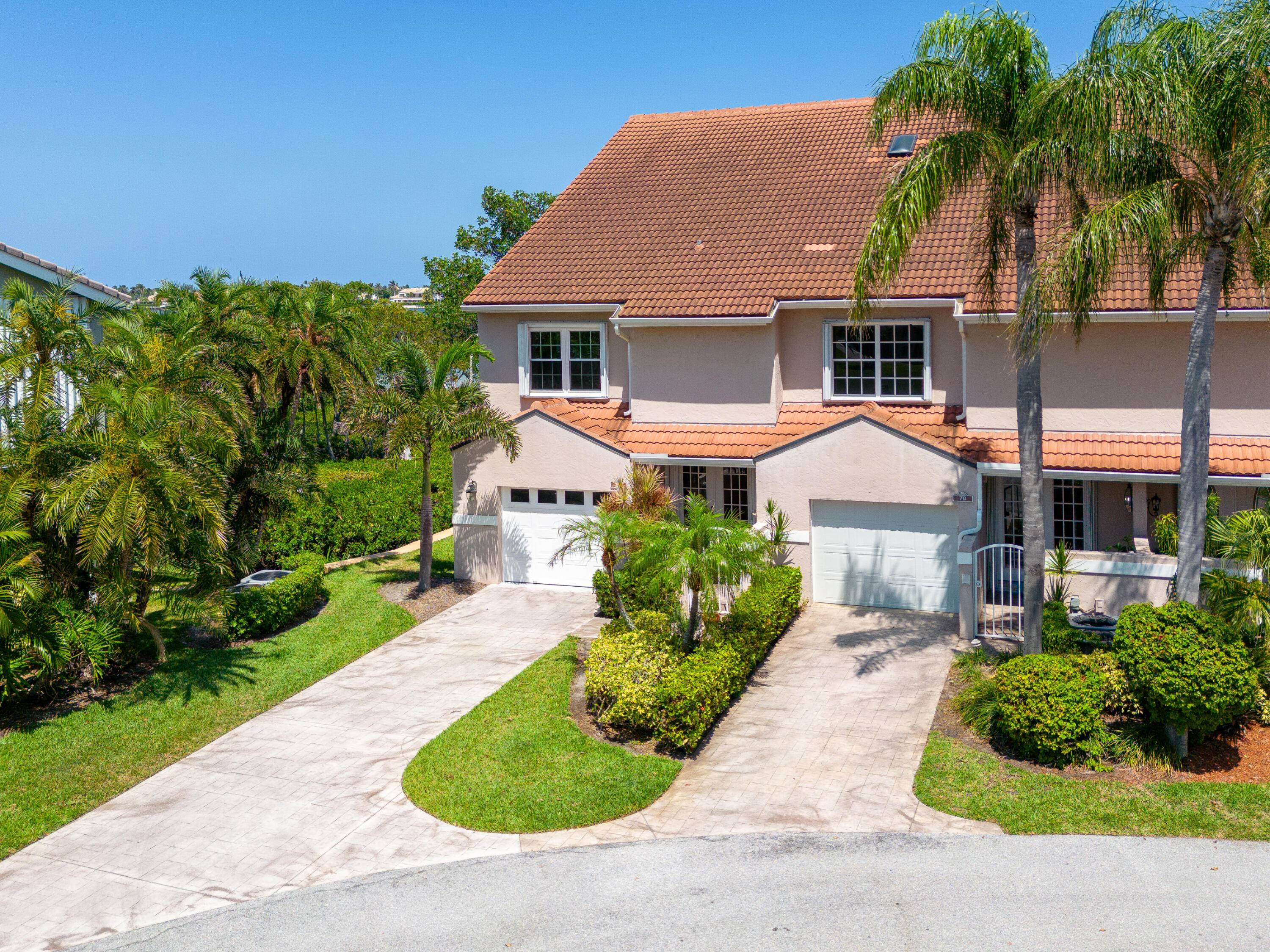 Invest in this exceptional end unit townhome, which offers unobstructed views of the Intracoastal Waterway.