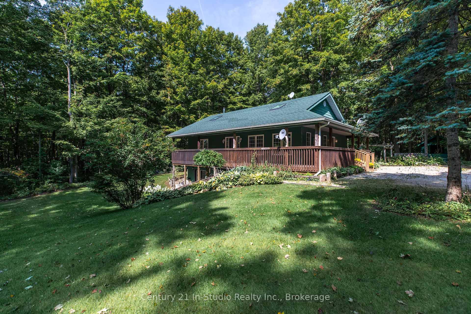 Set on a picturesque, nicely treed 1.
