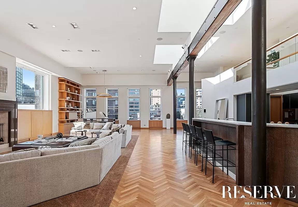 A rare opportunity to own one of downtown Manhattan's largest loft penthouses.