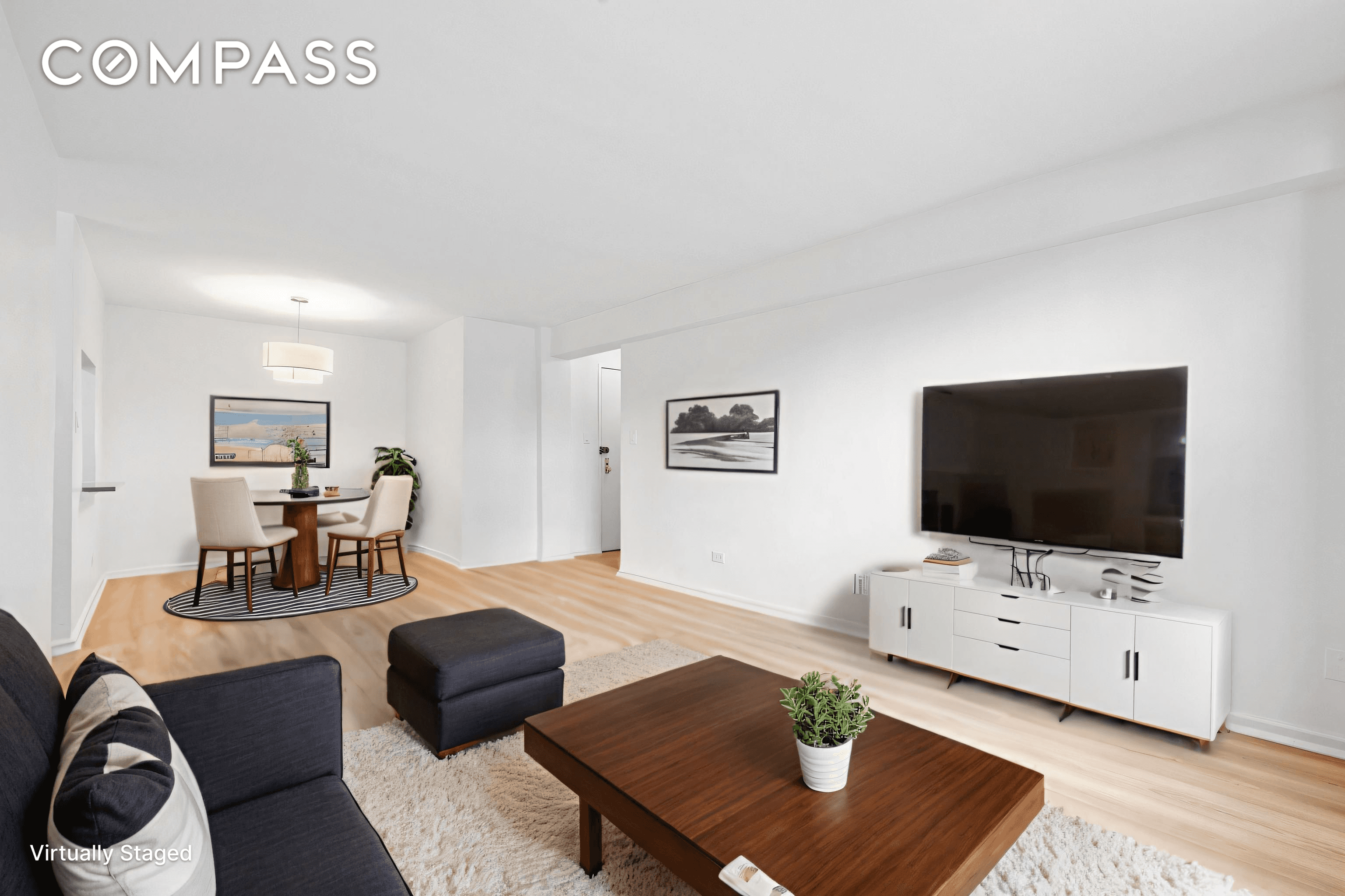 Apartment B226 is one of the rare units at the Andrew Jackson Condominium that comes with an expansive outdoor patio.