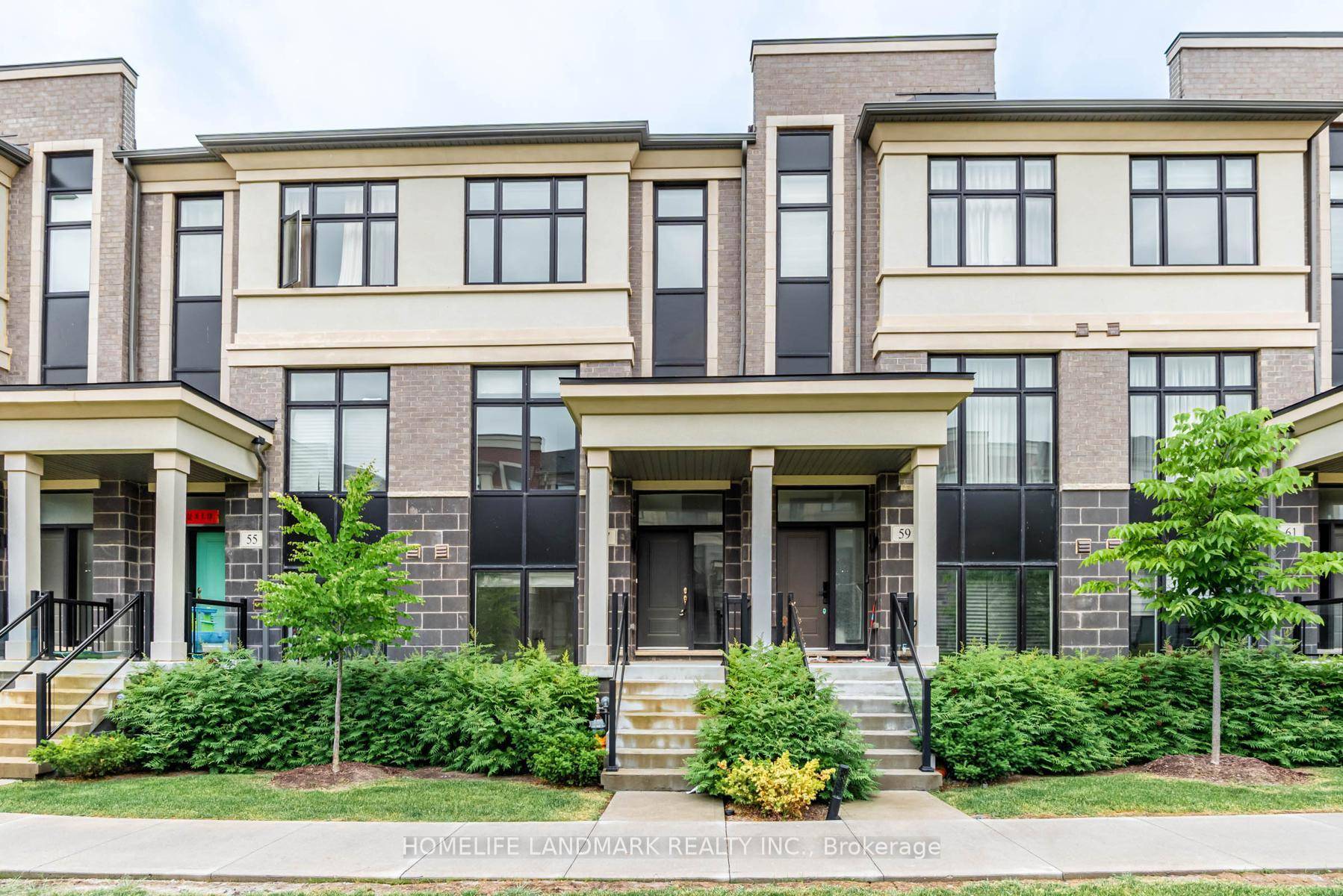 A must see Trendi townhome offering 4 spacious bedrooms and 4 bathrooms with a double car garage and an elegant brick and stone exterior.