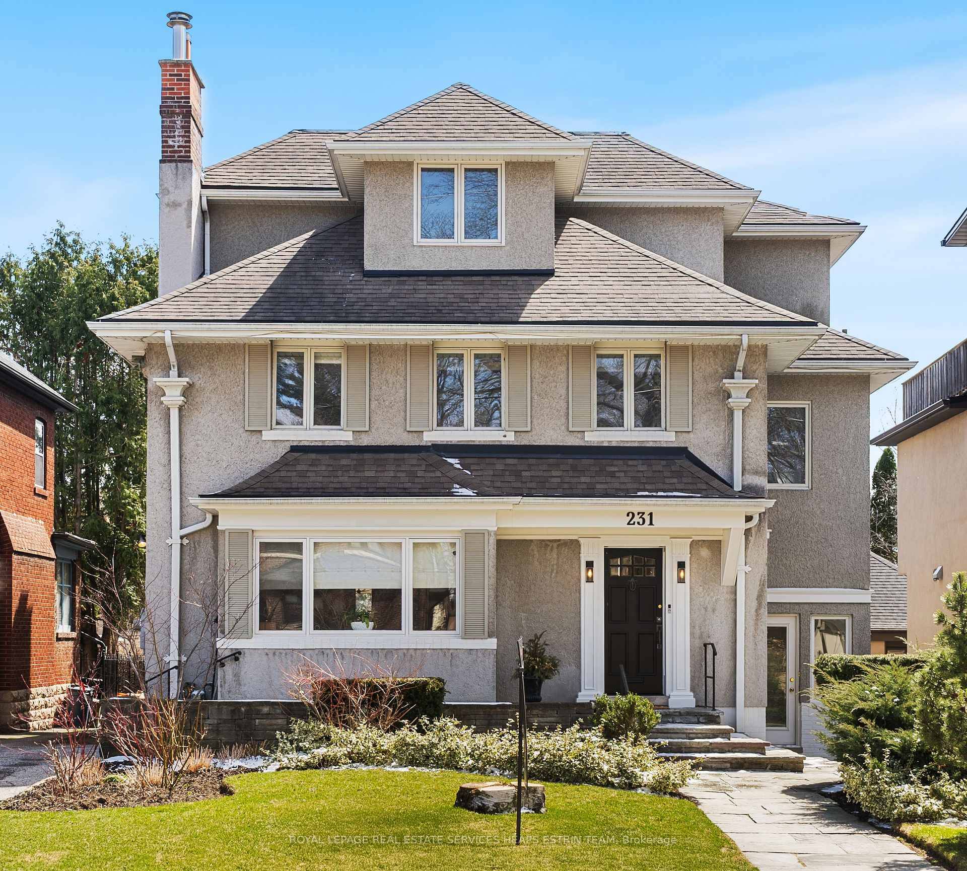 Welcome to 231 Glenrose Avenue, a beautiful six bedroom home, set on a lush 50 x 143 lot, on a quiet cul de sac.