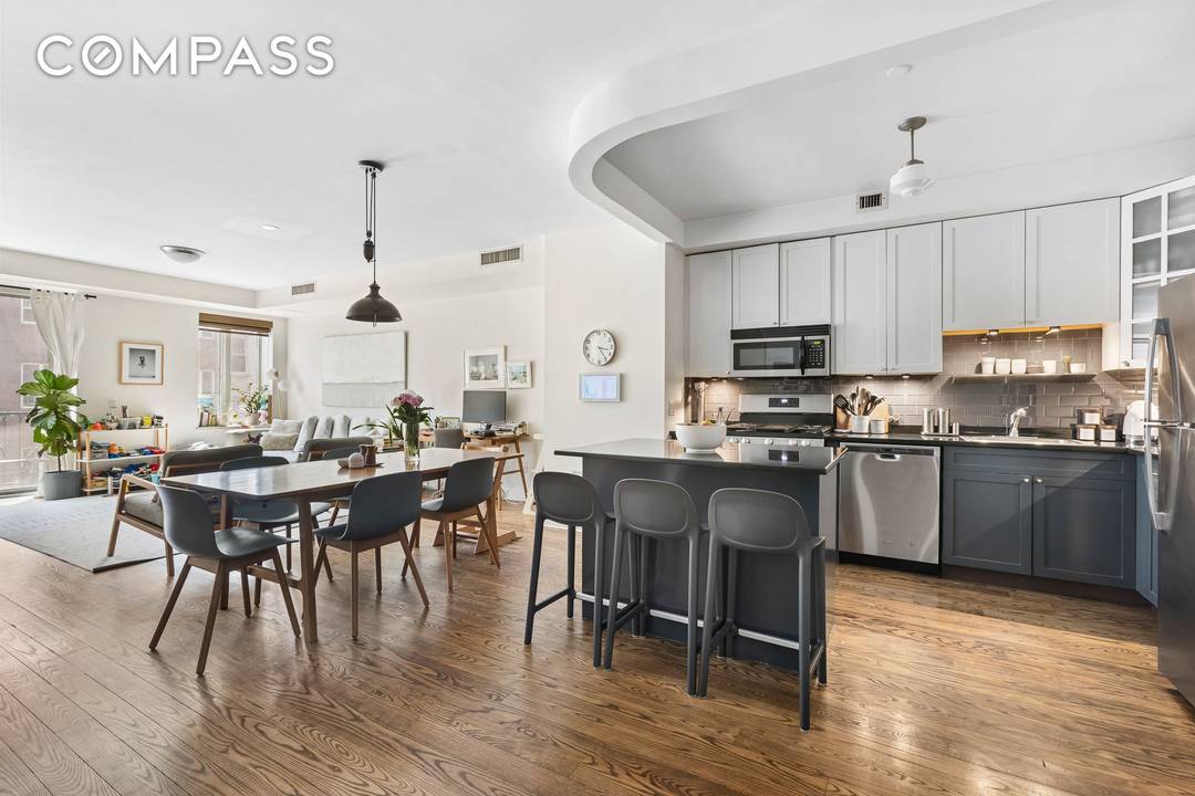 Large, three bedroom, two bathroom condo in Park Slope, Brooklyn.