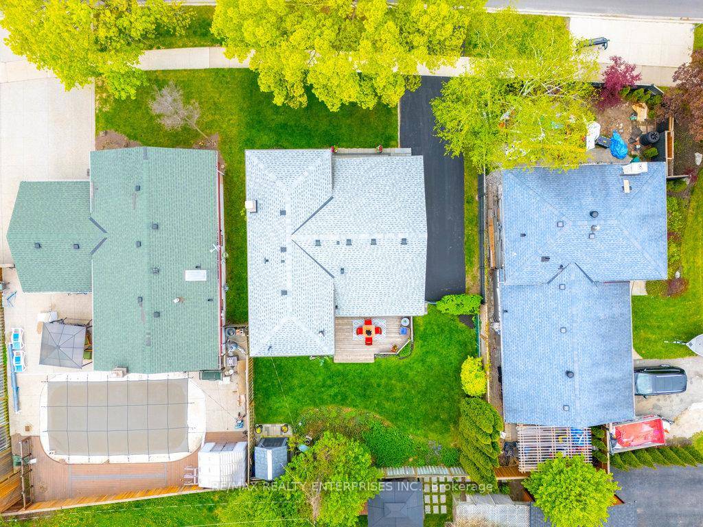 This beautifully renovated 3 level side split is perfectly situated in a quiet, family friendly neighbourhood, backing directly onto scenic Sweetgrass Park and Makwendam Public School.