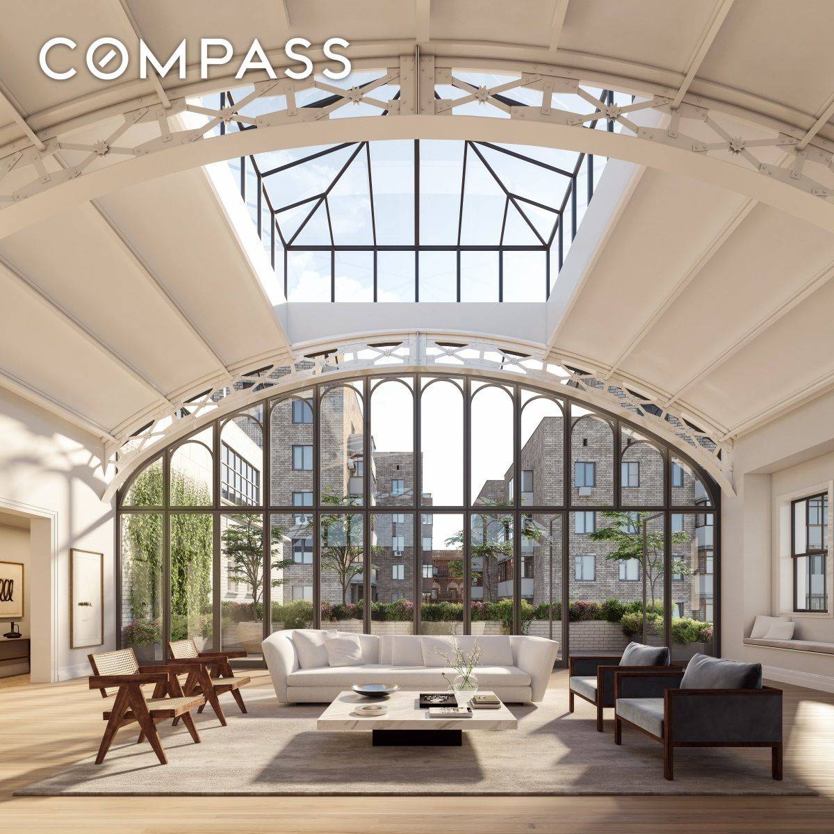 The Solarium Penthouse at 555 WEA is the kind of apartment that people see in movies and dream about.