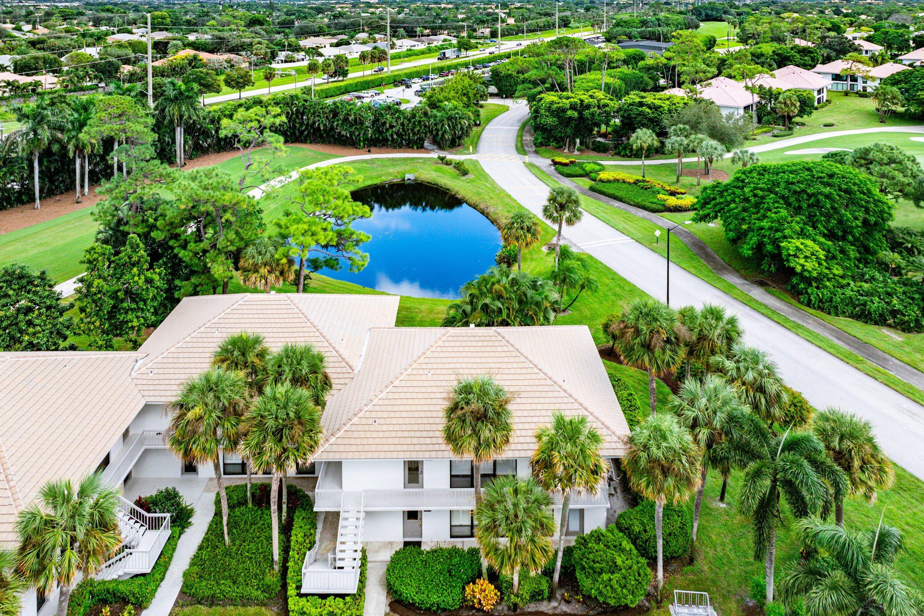 Beautiful 2 Bedroom, 2 Bath First Floor Residence with Pond Golf Course Views located in the beautiful Sandpiper area of Quail Ridge.