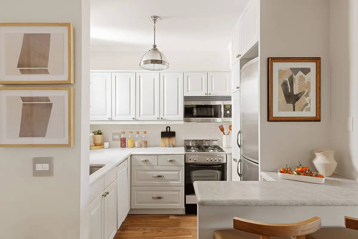 On one of the most picturesque blocks in Greenwich Village, this renovated two bedroom home offers prewar charm with modern updates.