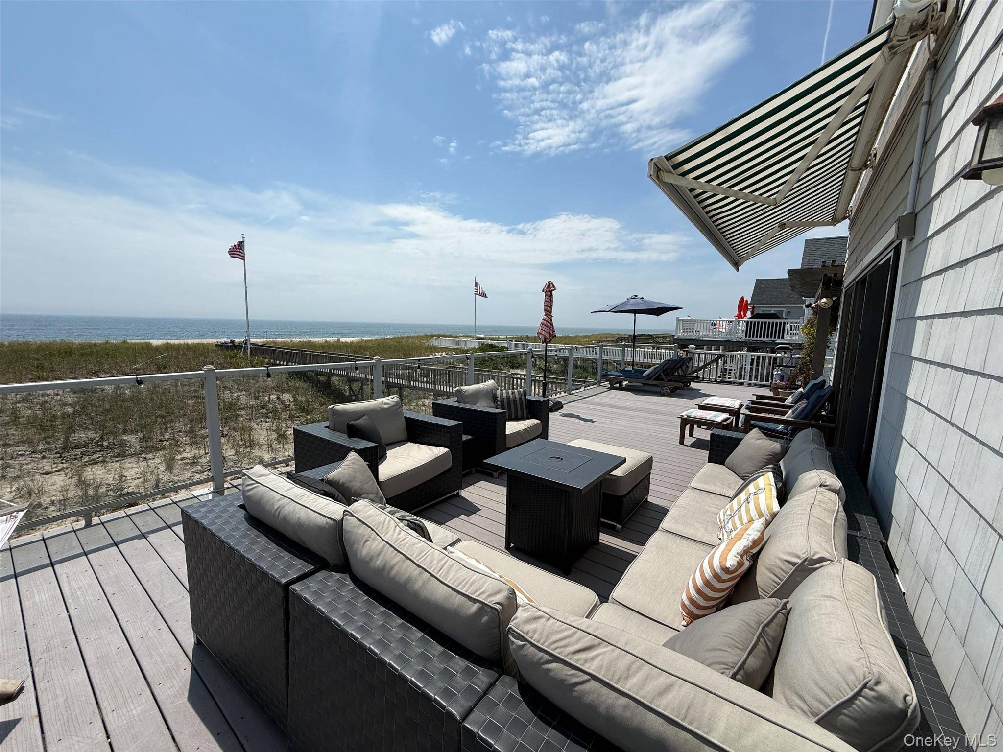 Hamptons Oceanfront Living Endless Possibility on Dune Road Wake to the sound of the surf and panoramic Atlantic views from your own 75 feet of private ocean frontage in Westhampton ...