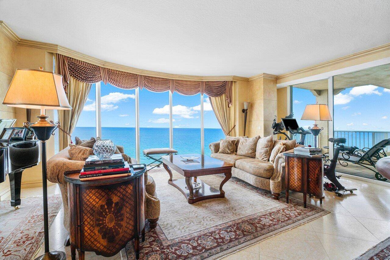 SPECTACULAR PANORAMIC OCEAN VIEWS THE MOMENT YOU ENTER THE PRIVATE ELEVATOR FOYER.
