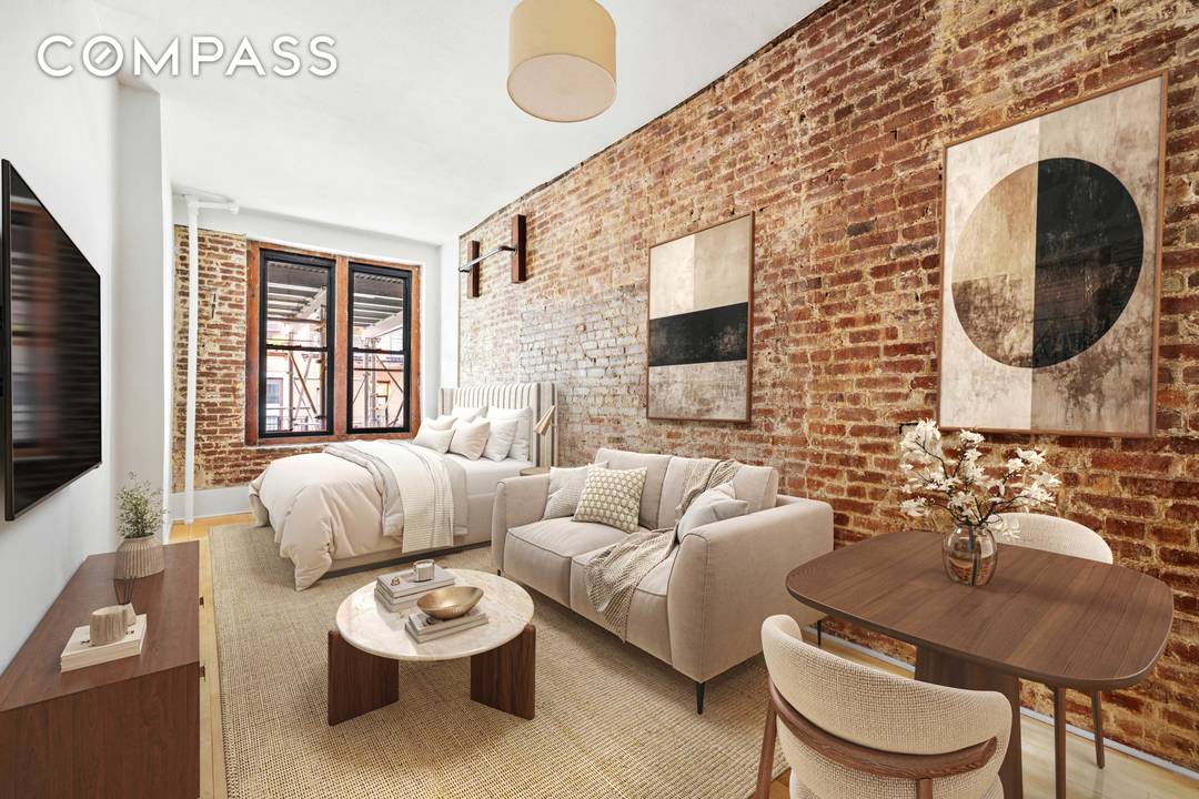 Filled with natural light and classic character, this inviting studio offers a perfect balance of charm, convenience, and low maintenance living.