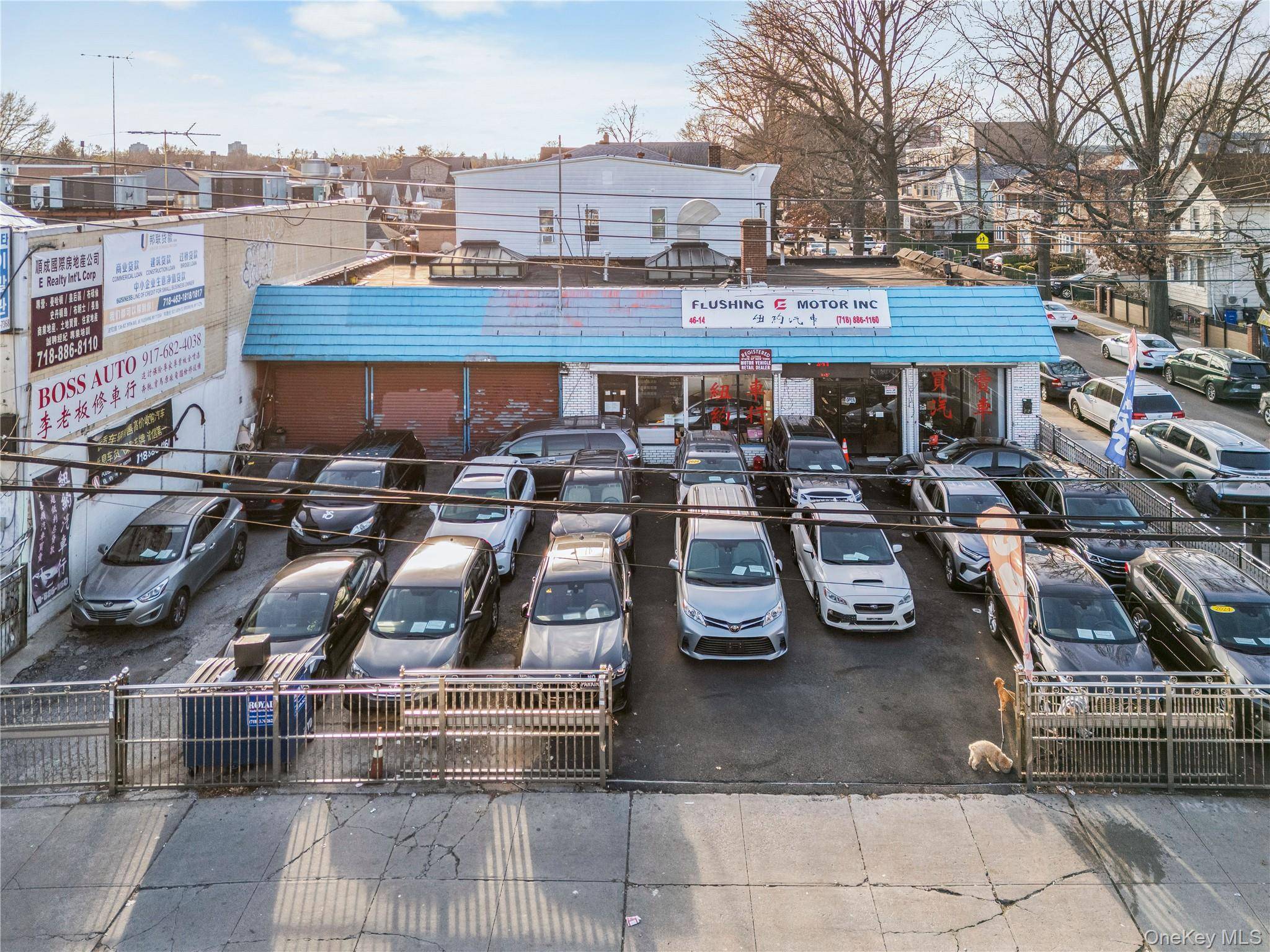 Prime Flushing location at 46 14 Kissena Blvd, situated on a high traffic commercial corridor with excellent pedestrian exposure.