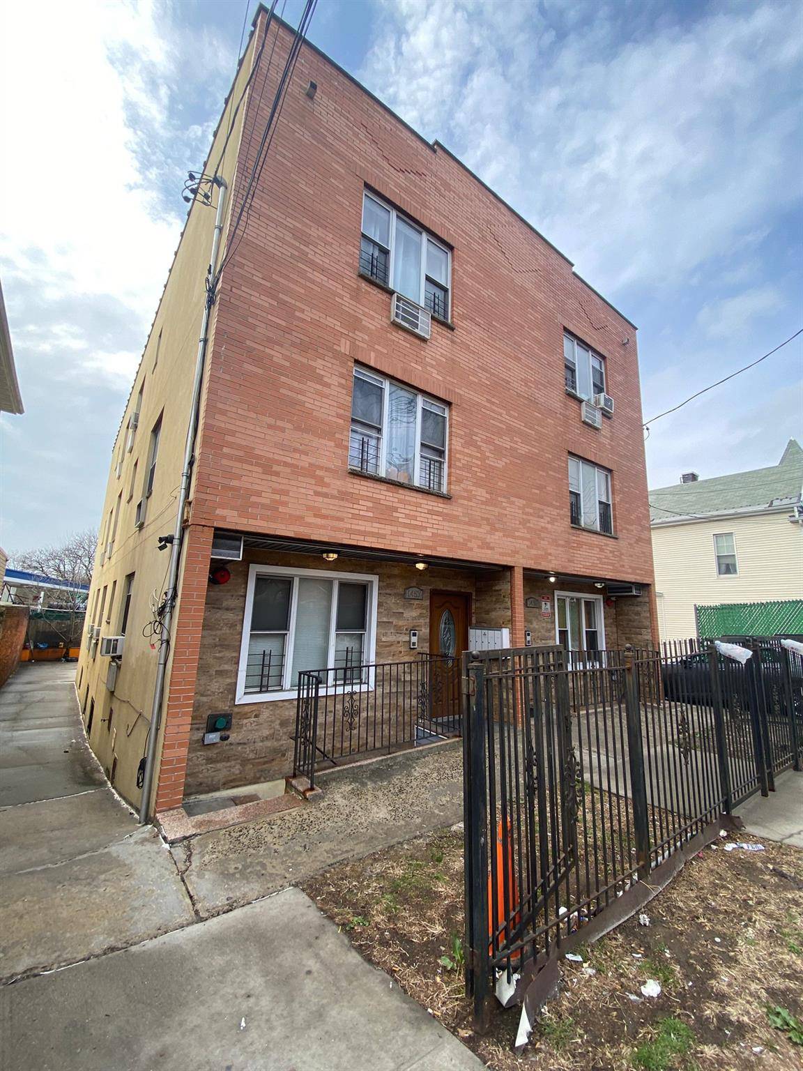 2014 Construction 4 family large full finished basement with 3 car parking.