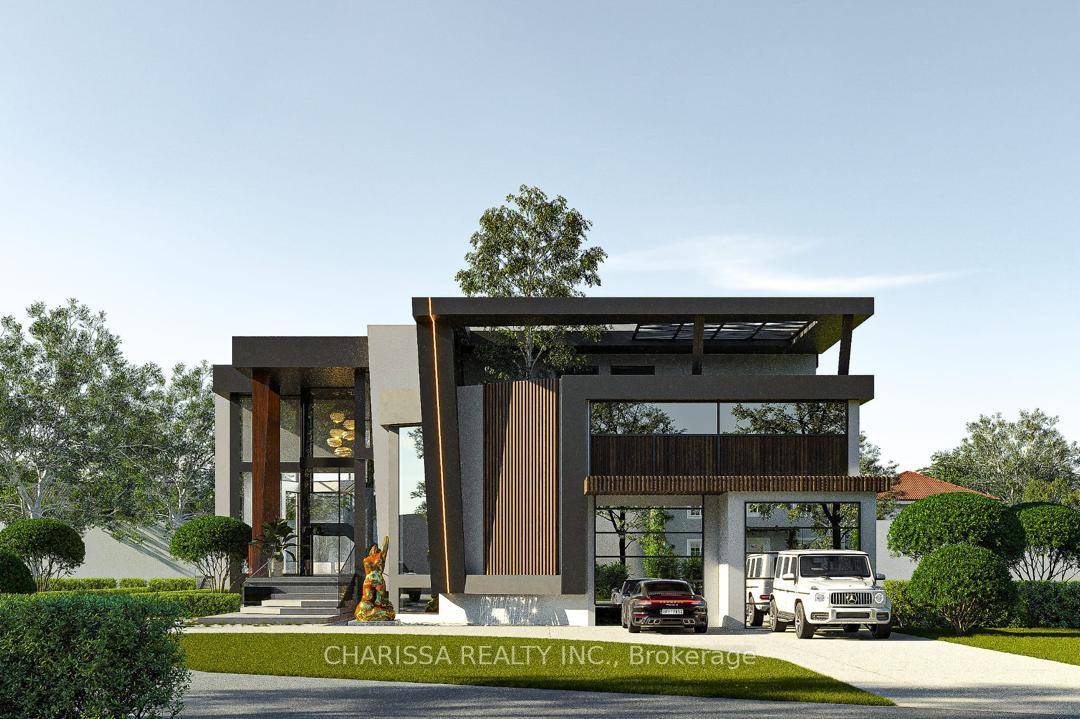 Amazing west facing ravine backyard property for the construction of an estate home with all drawings and approvals in place to begin building !