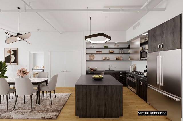 Settle into the comfort of this expansive three bedroom, two bathroom, pin drop quiet loft nestled in the Financial District.