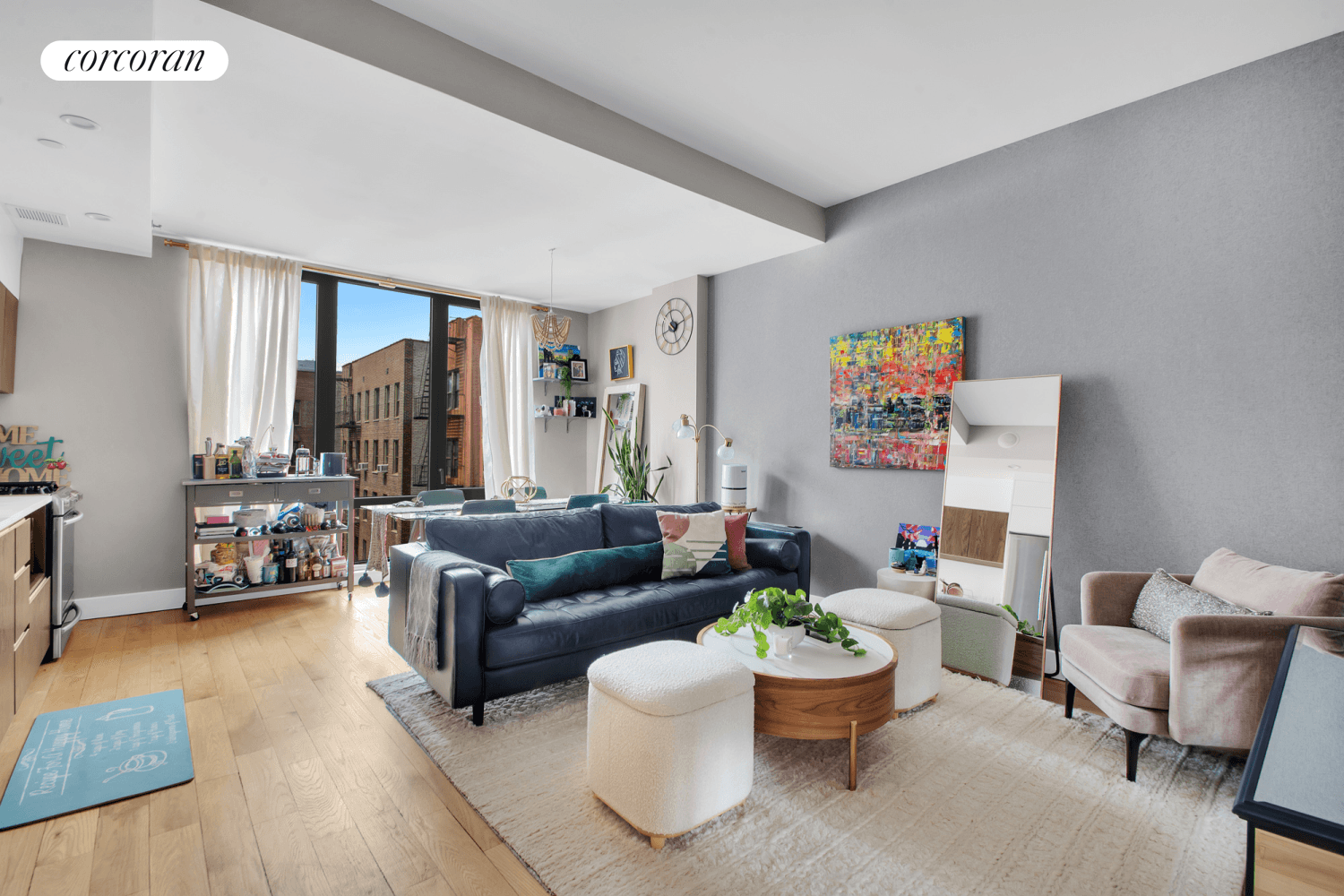 Welcome to Unit 6H at 2100 Bedford Avenue a radiant, urban sanctuary bathed in natural light, nestled in the dynamic heart of Brooklyn.