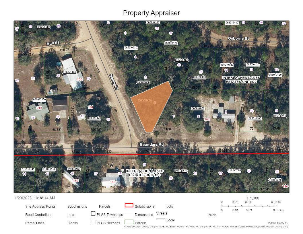 Corner lot now available for your new Florida home in Interlachen Lakes Estates, a rural setting located in Putnam County Florida.