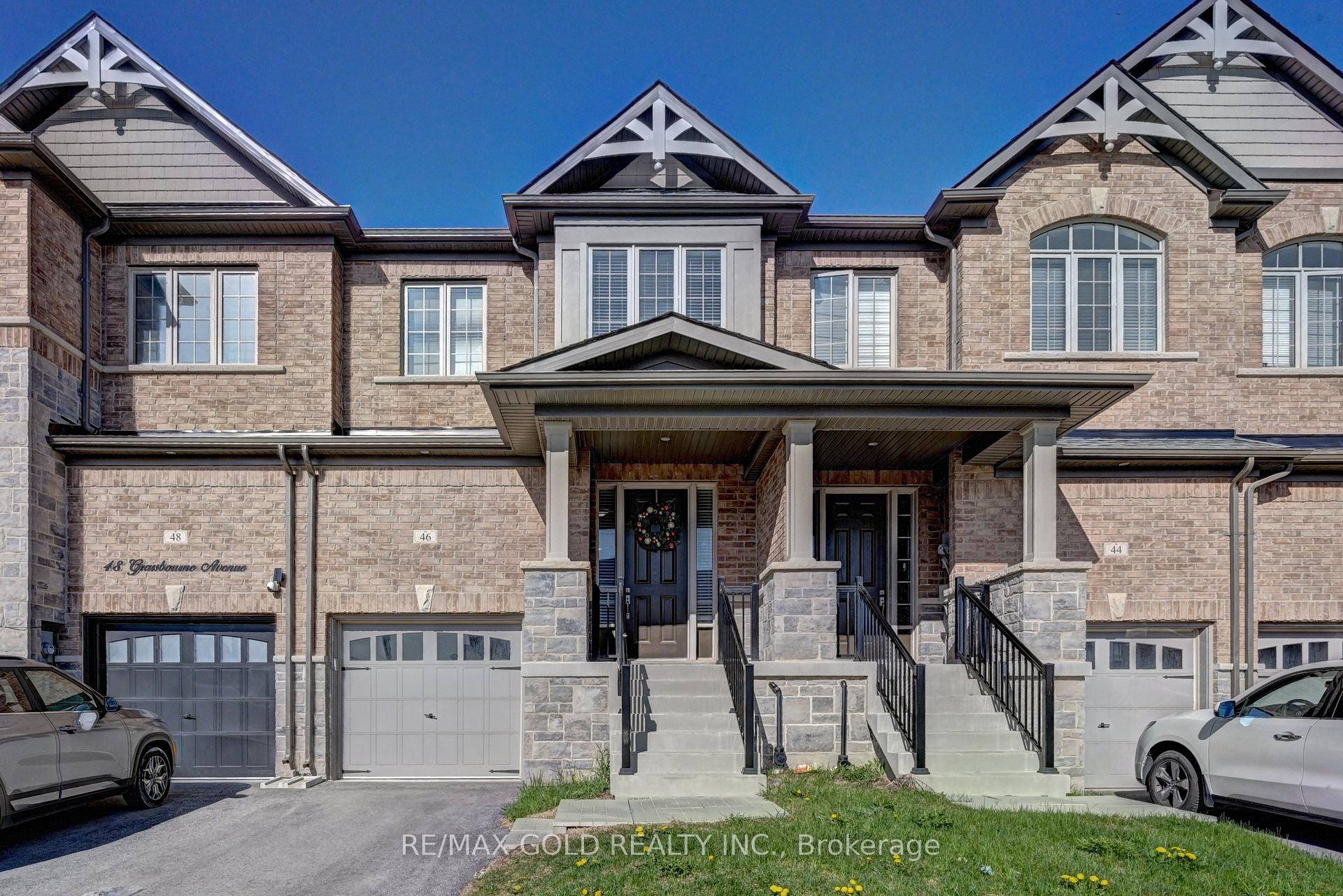 Apprx. 2272 Square Ft Living Space 9 Ft Ceiling, 3 Bed 4 Bath With Finished Basement Upgraded Townhouse In Most Desired New Community Of Huron.