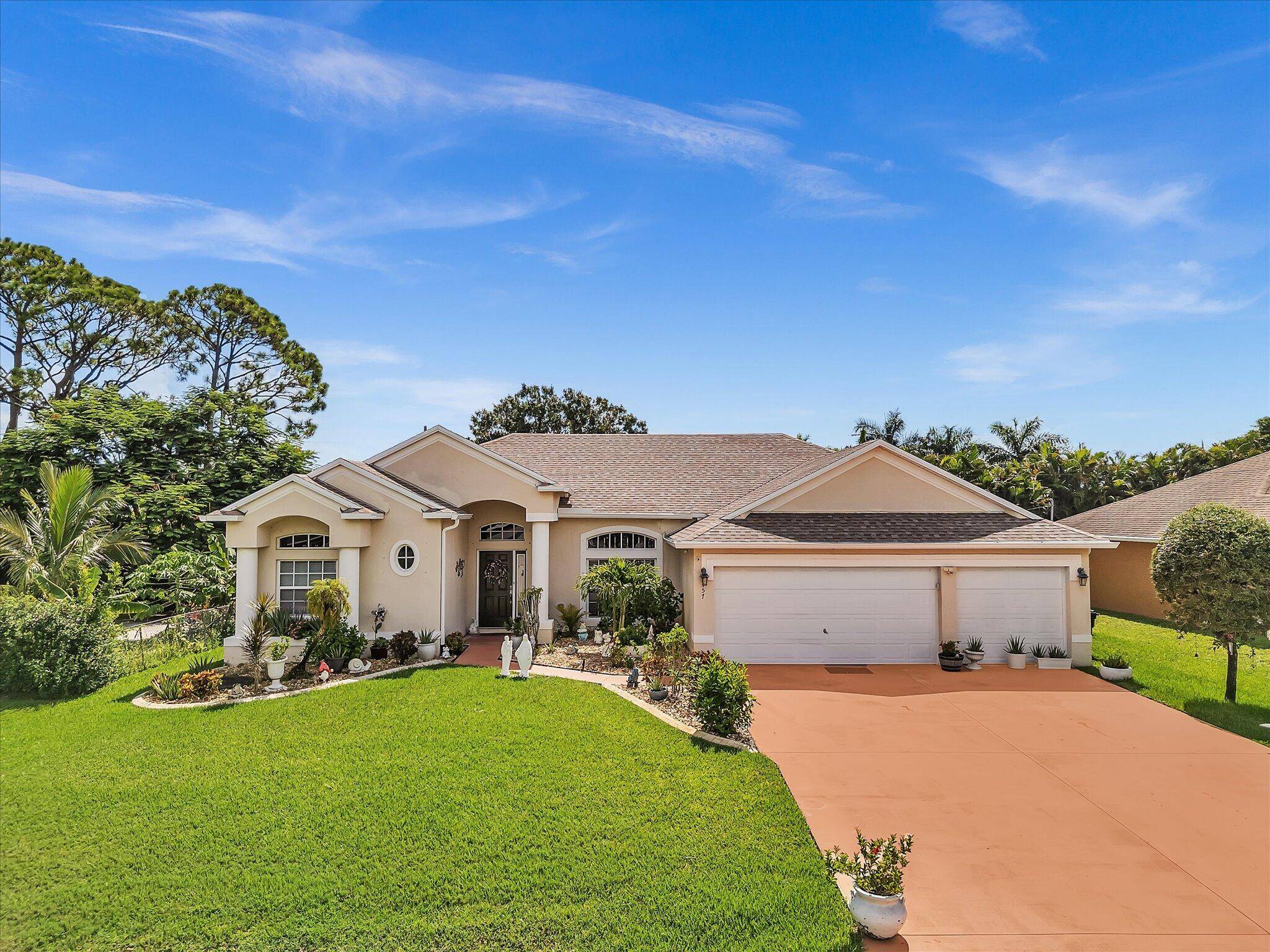Sparkling Port St. Lucie Pool Home with Modern Upgrades No HOA Fees !