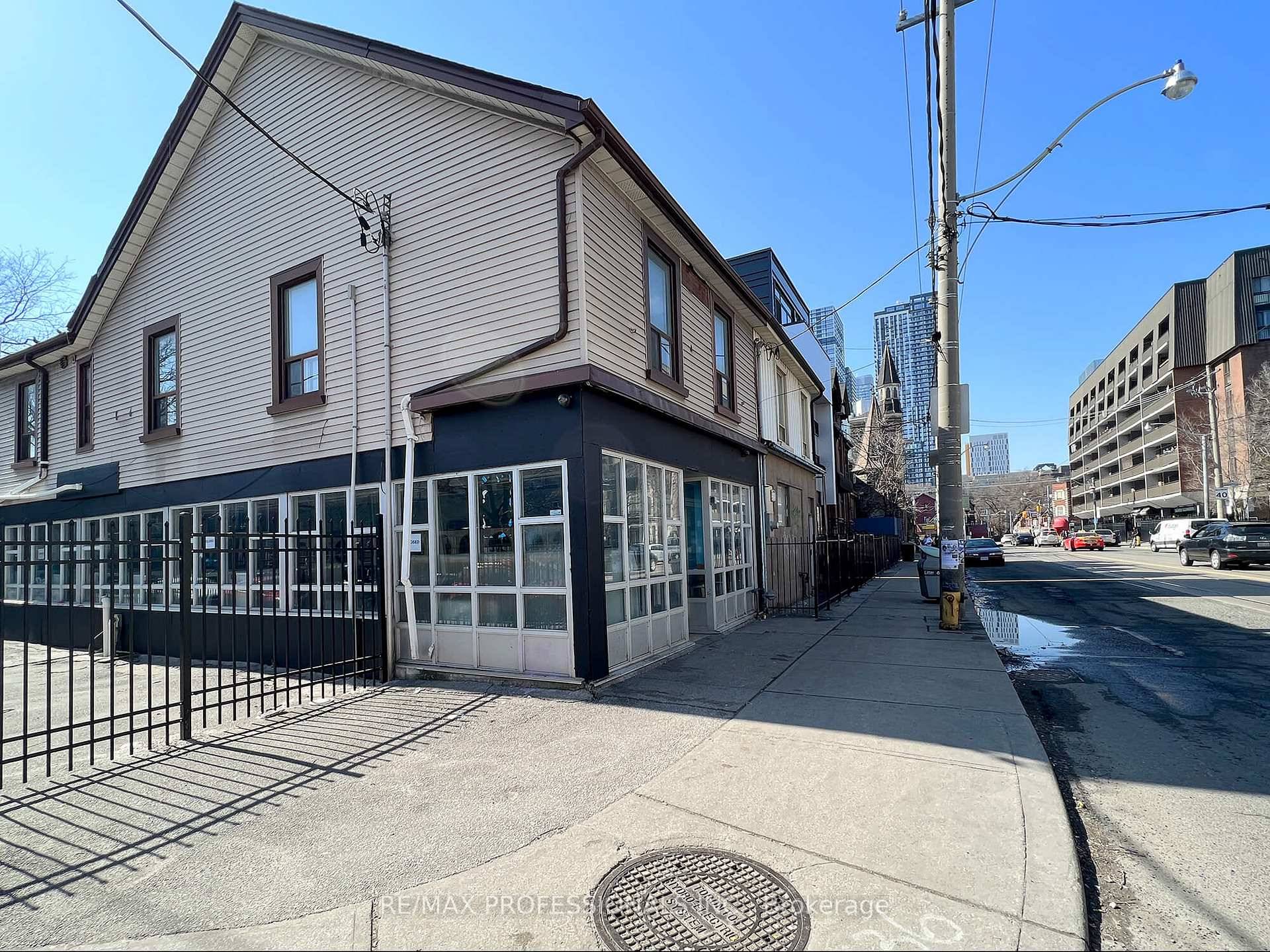 Excellent corner property on prime Dundas st.