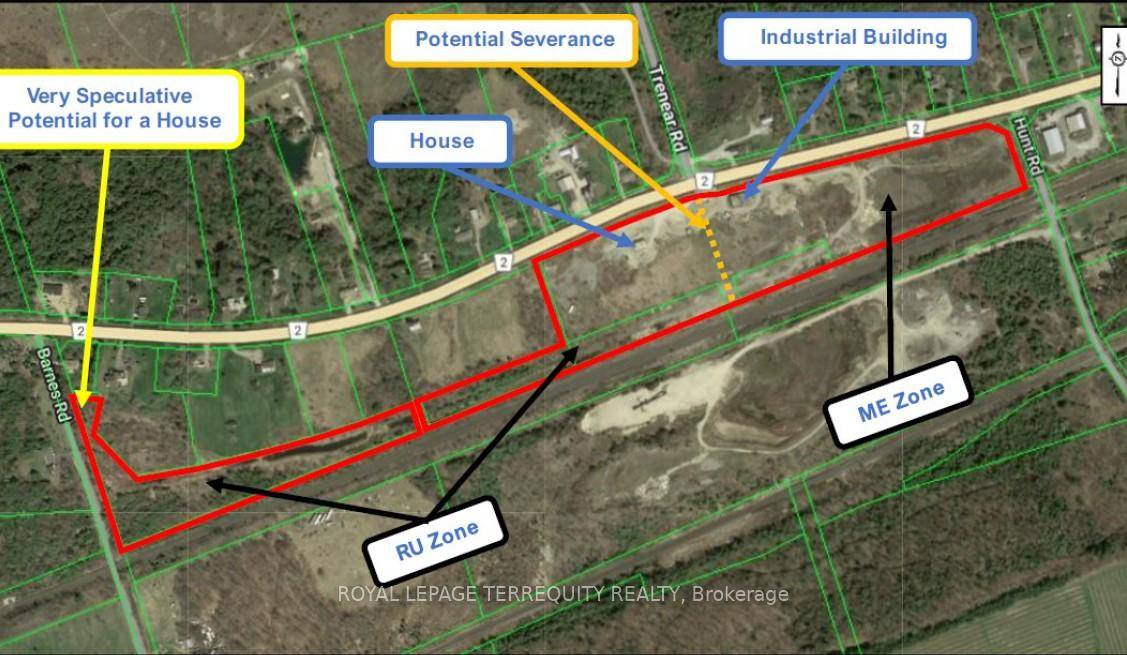14407 County Road 2 is an irregularly shaped property comprising of five adjacent parcels which combine for 25.