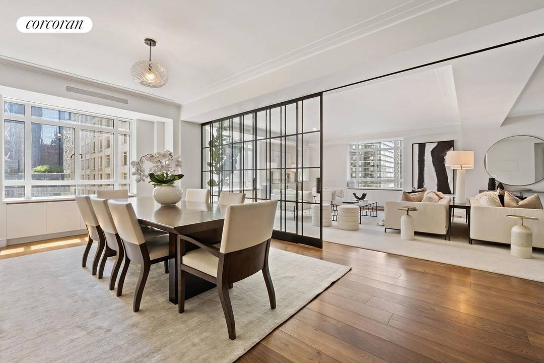 Beautifully perched at the Century prewar condominium on Central Park West, this sun drenched and meticulously renovated 4 bedroom and 4.
