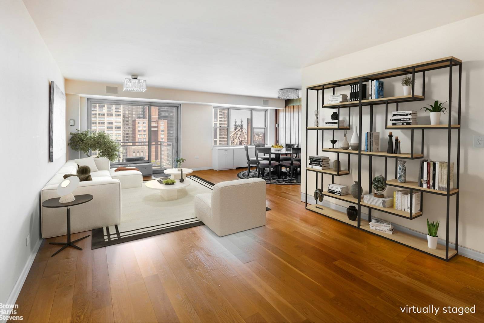 This luxurious Sutton Place Neighborhood is now offering a sprawling high floor, two bedrooms, two bath home.