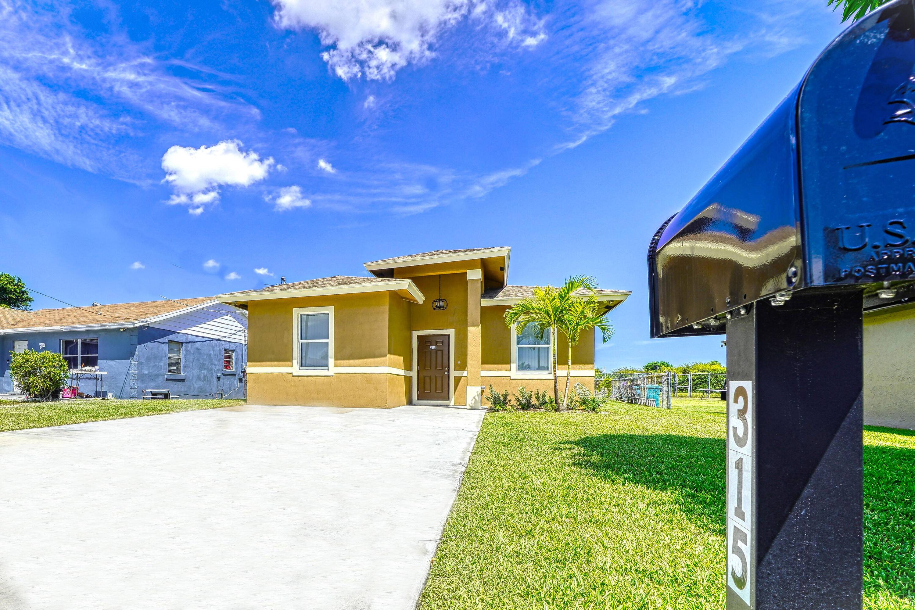 Newer construction, spacious 4 bedroom, 2 bath, single story single family home situated in Boynton Beach.