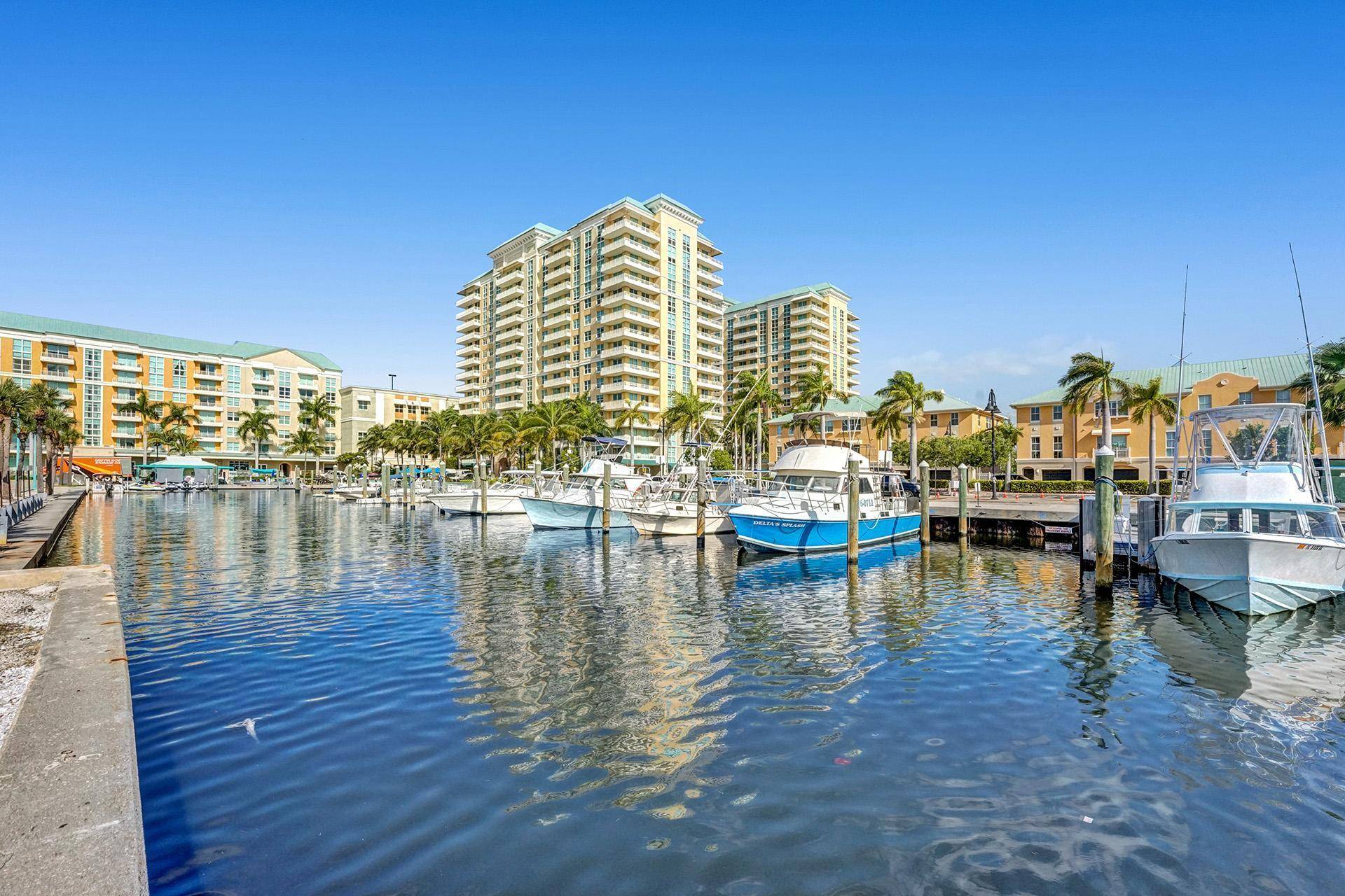 Spectacular ocean and intracoastal views from this SE exposure 3 2 condo in Marina Village of Boynton Beach.