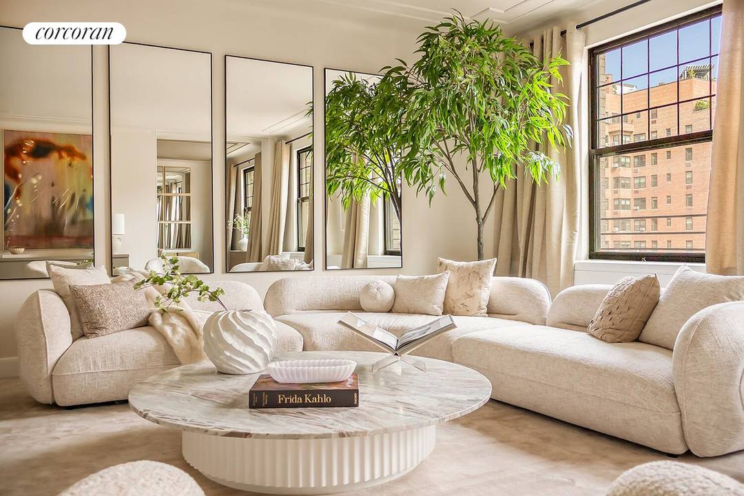 Grand, elegant, with loft like scale, this high floor corner 4 5 bedroom residence offers generously sized rooms and beautiful prewar character throughout.