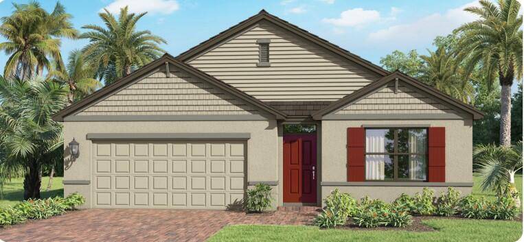 The Cali floorplan at Morningside in Fort Pierce offers 1, 828 sq.