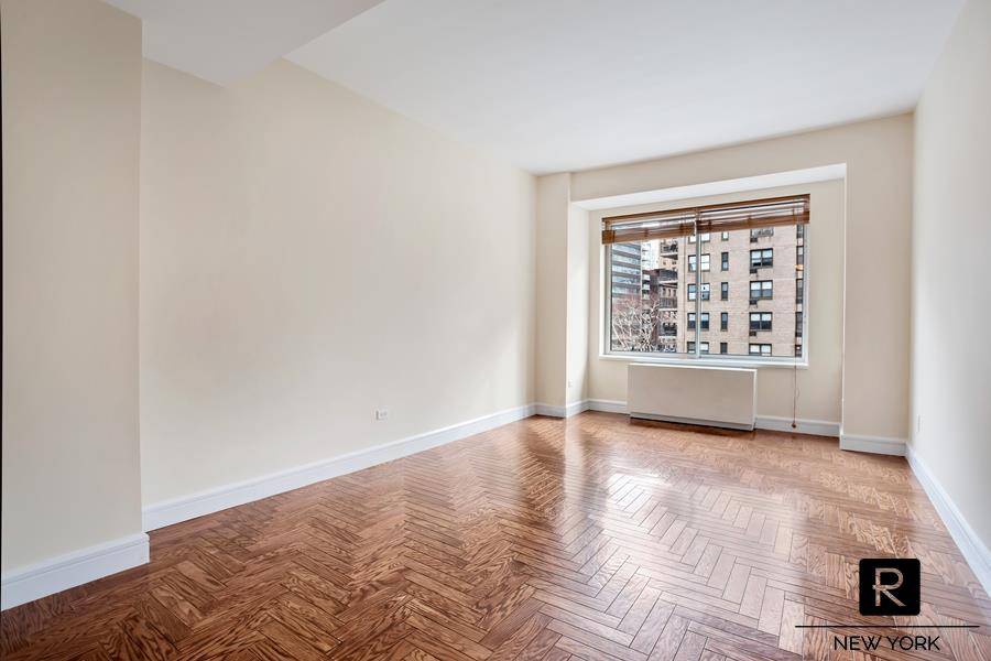 Unit 408, bright one bedroom, one bath, north and east exposures with an open view.