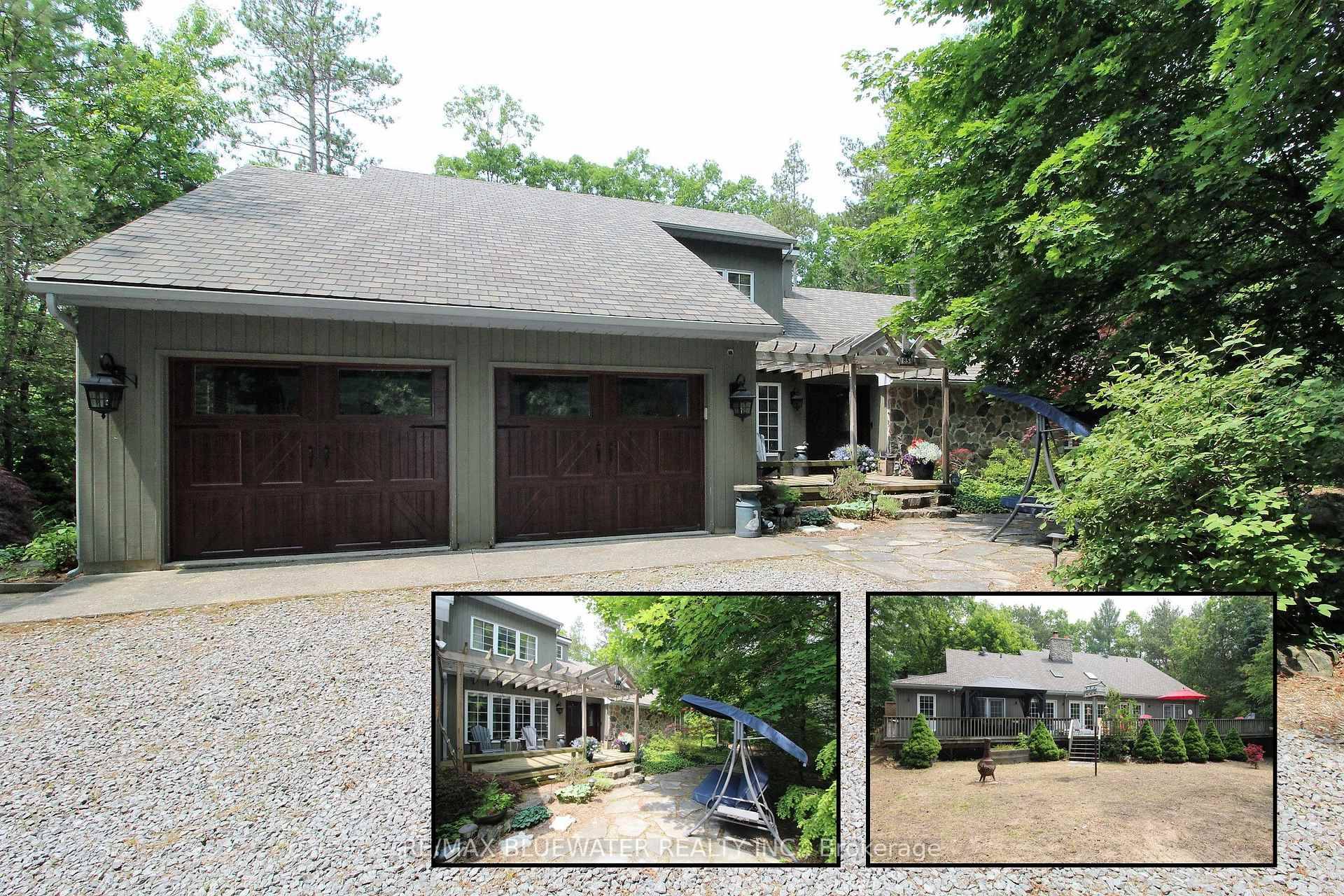 Private setting on 1. 3 acres in Huron Woods just steps to the sandy beaches of Lake Huron in Grand Bend.