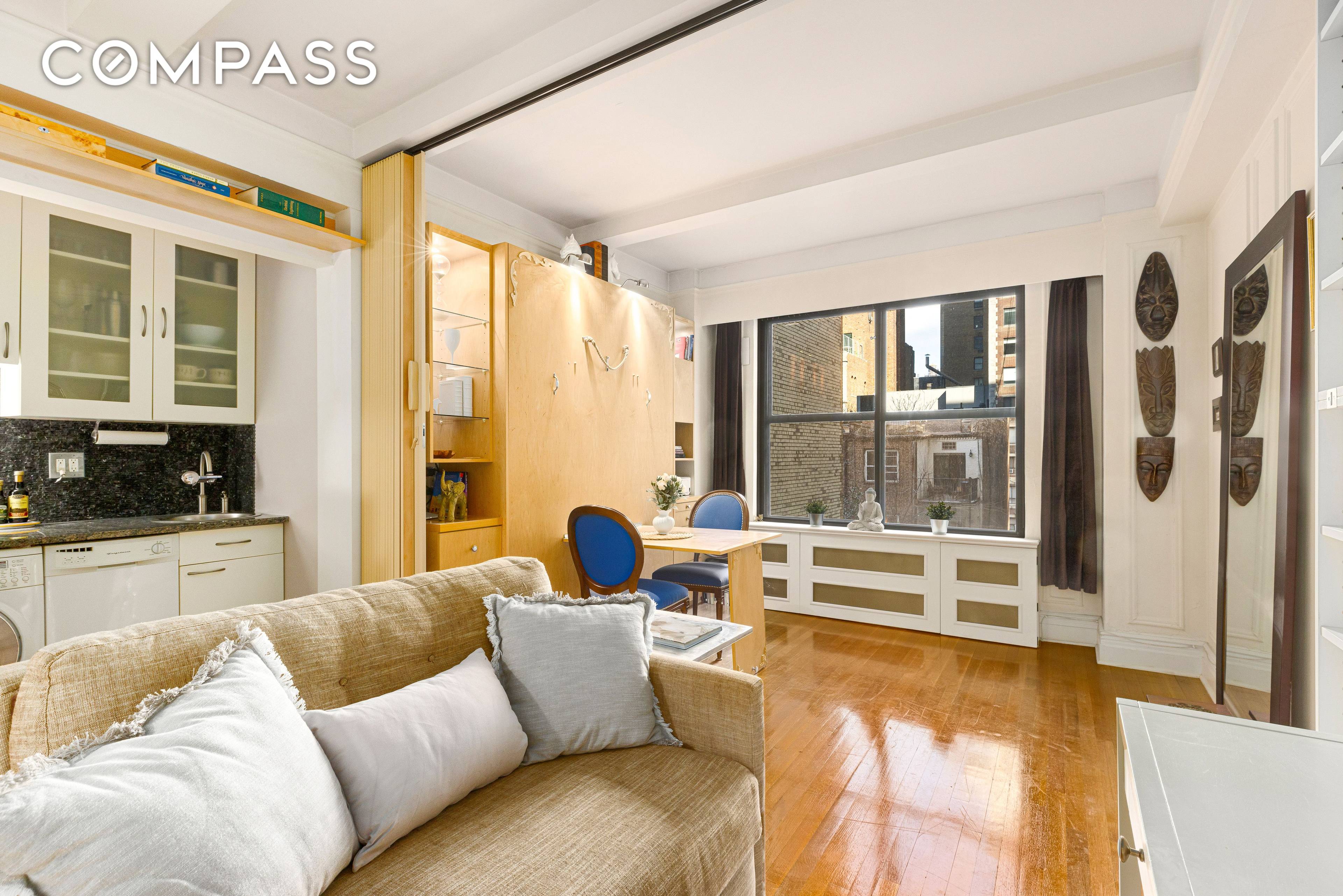 Superb Central Park West location with Central Park across the street.