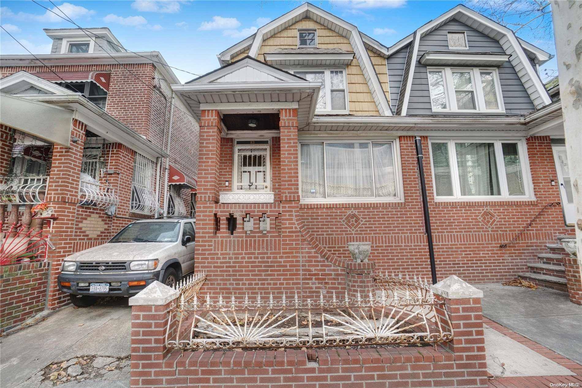 Lovely and spacious semi detached single family home just hitting the market in red hot East Flatbush !