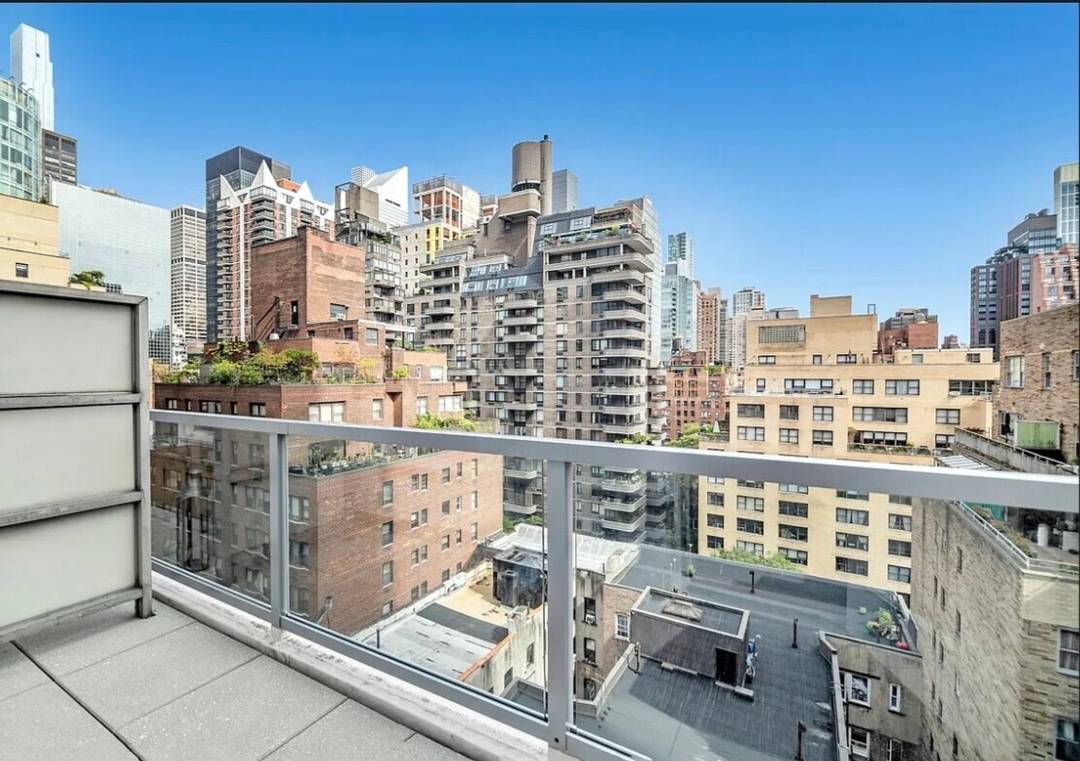 Expansive Sun Filled Penthouse with Two Terraces and Breathtaking City Views Welcome to this bright and spacious three bedroom, three bathroom penthouse offering elegant living in the heart of Midtown ...