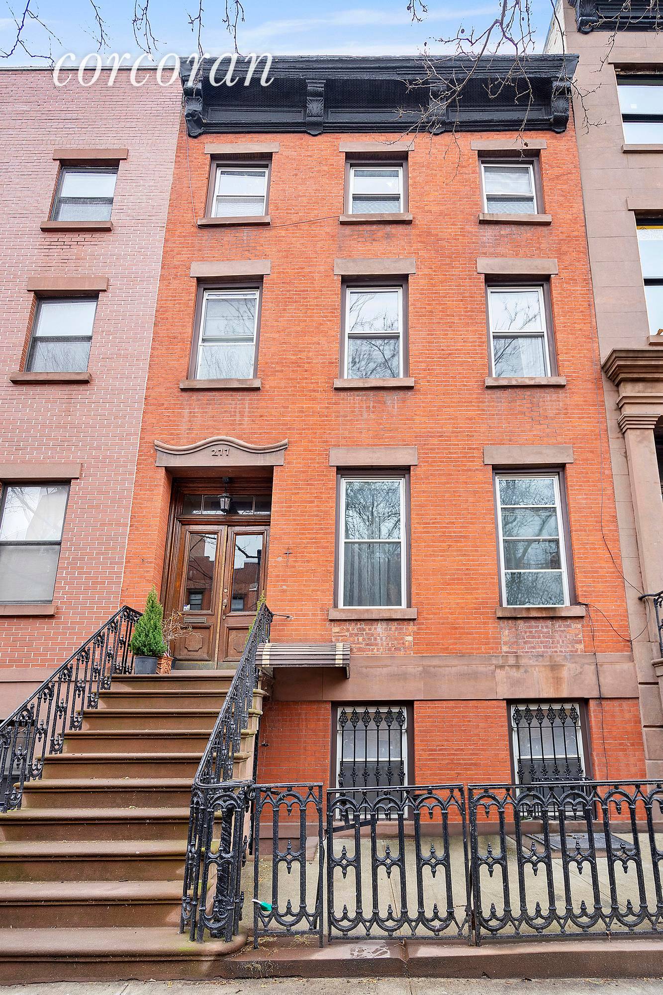 Here's your opportunity to restore this magnificent 22 foot wide 1899 Greek Revival style townhouse.