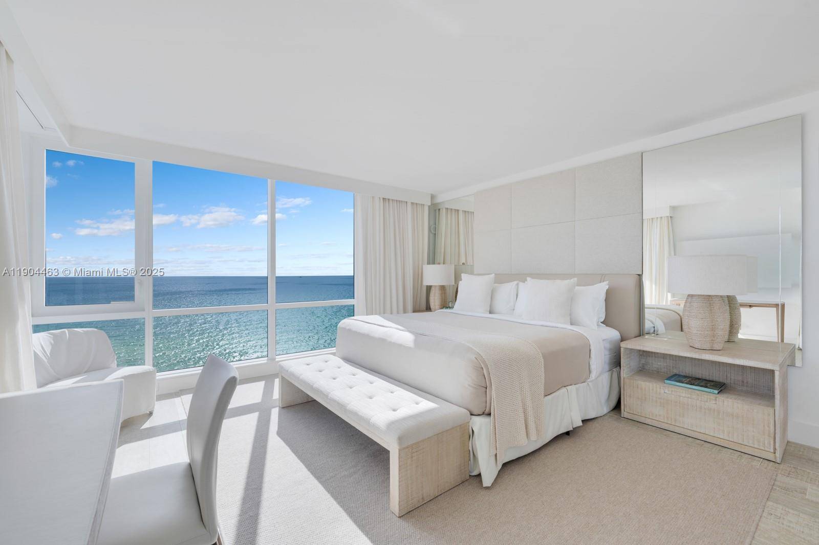 Experience true beachfront living in this rare three bedroom residence at 1 Hotel amp ; Homes.